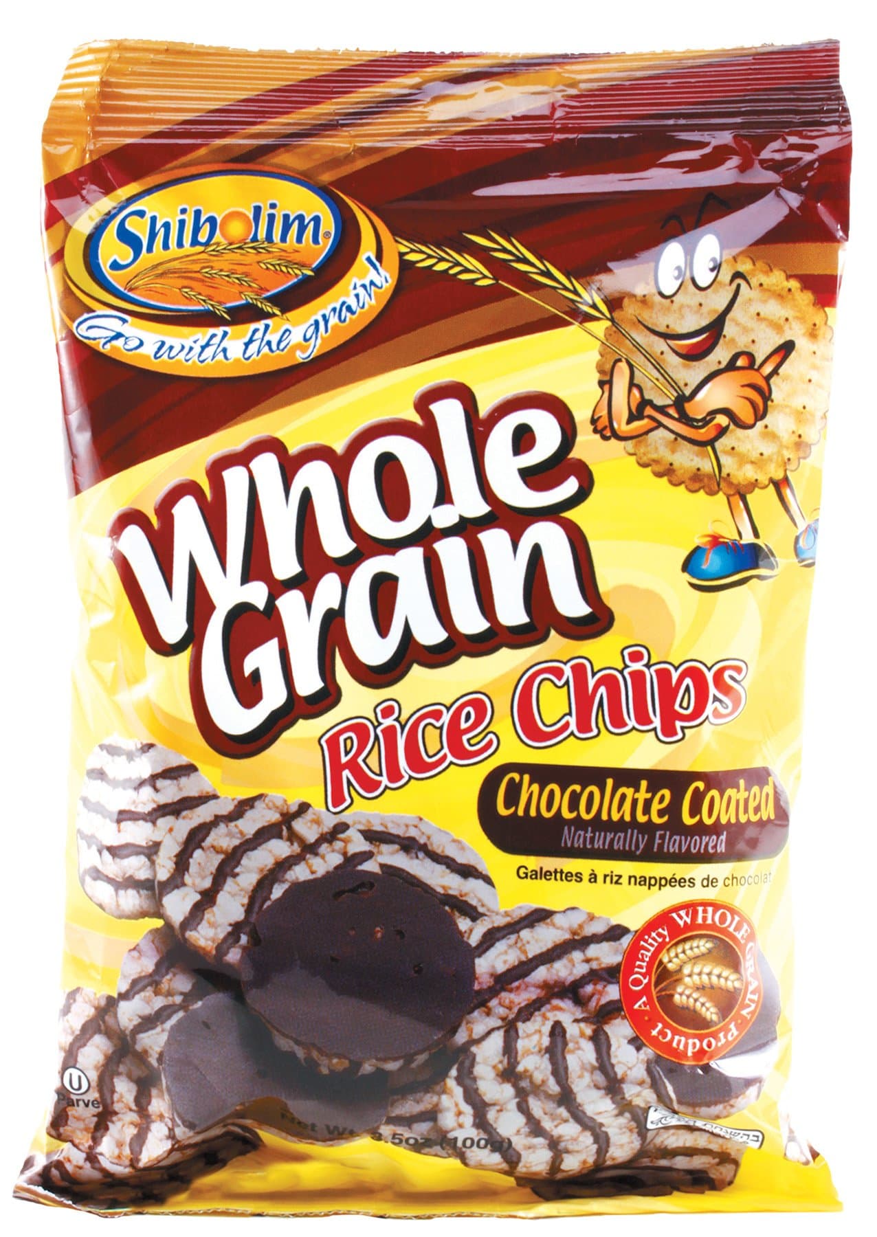 Shibolim Chocolate Covered Rice Chips (6 Pack)