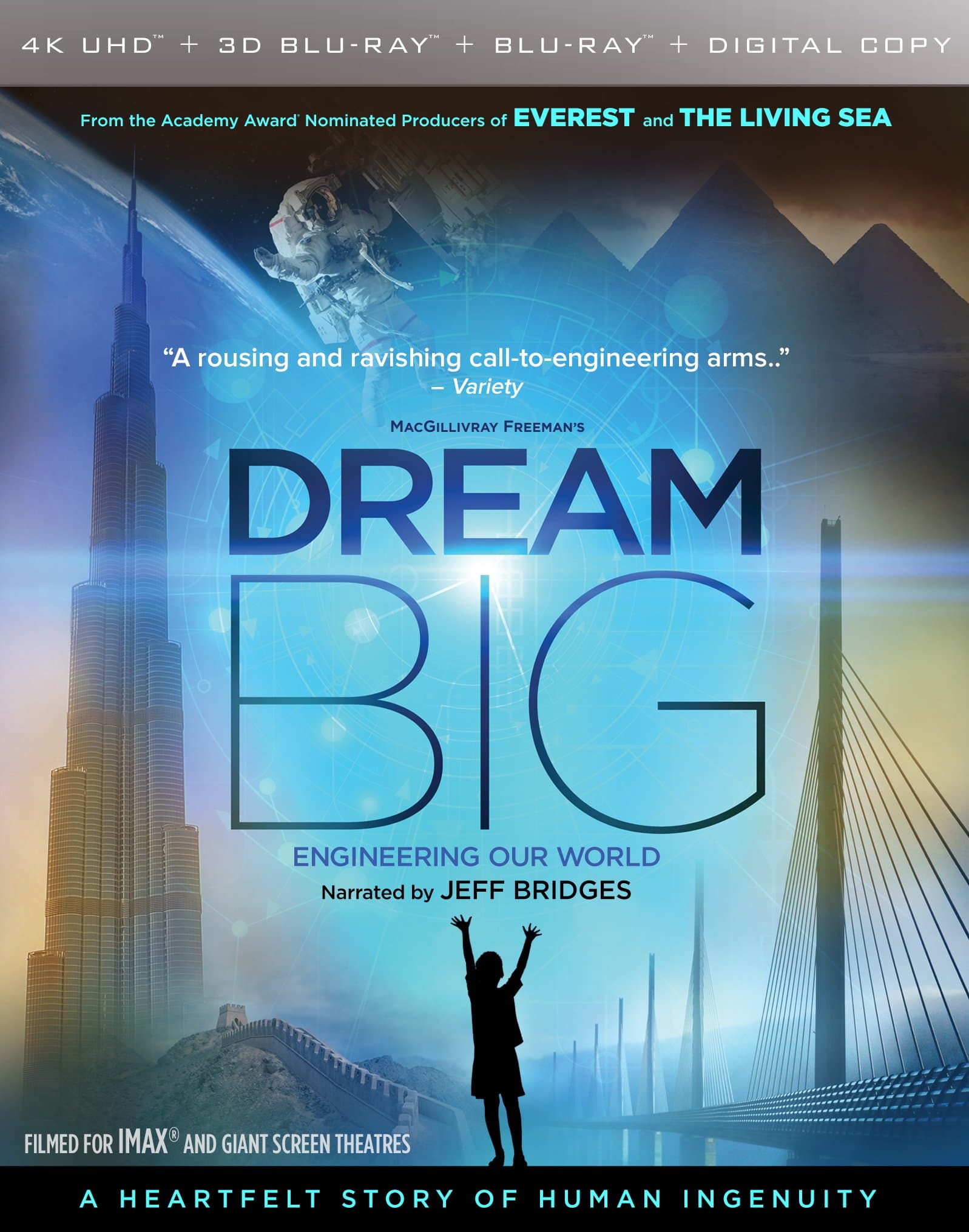 Dream Big: Engineering Our World - 4K Ultra HD + Blu-ray 3D + Blu-ray [4K UHD]