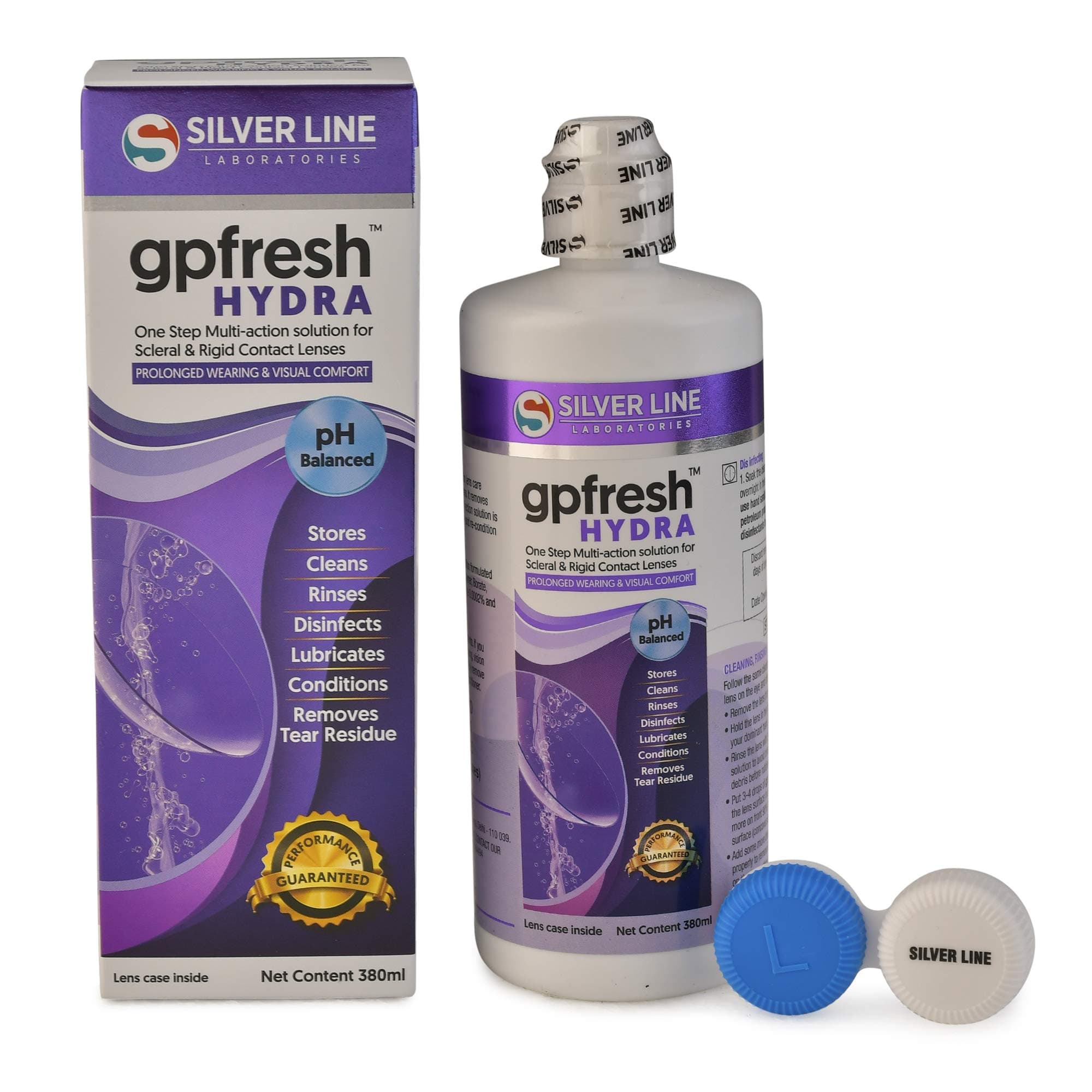 GP Fresh Hydra One step multi-action solution for Scleral & Rigid Contact Lenses (380 ml)