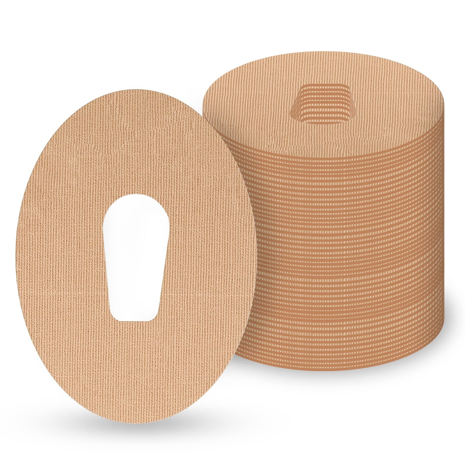 MEDMAX CGM Patches for Dexcom G6 (25-Pack), Sweat-Resistant Waterproof Breathable Skin-Friendly Latex Free Adhesive Patches, Durable Pre-Cut CGM G6 Sensor Patches (Tan)