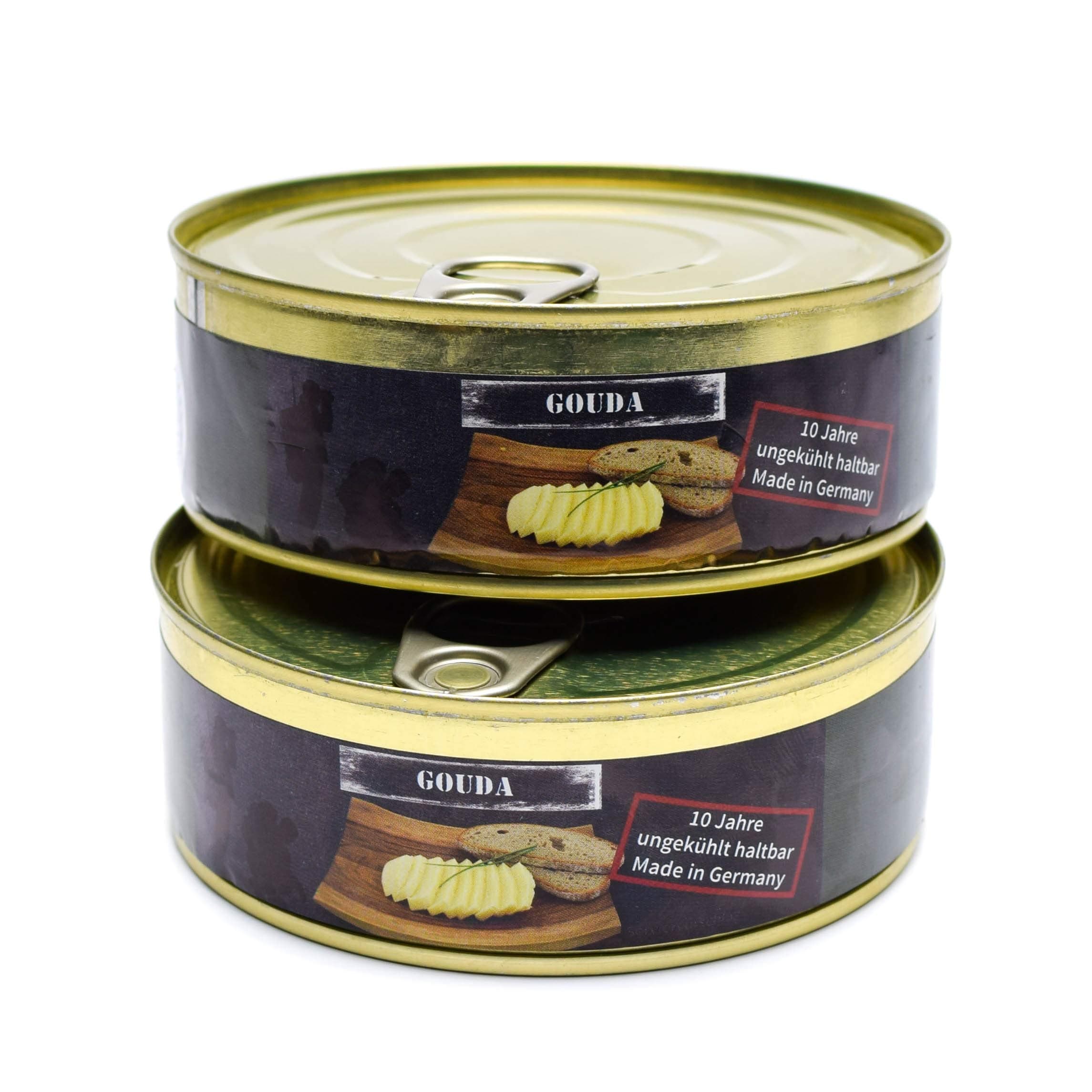 Emergency ration army survival food canned Gouda cheese 200g can MRE 7 oz can all natural (1 can)