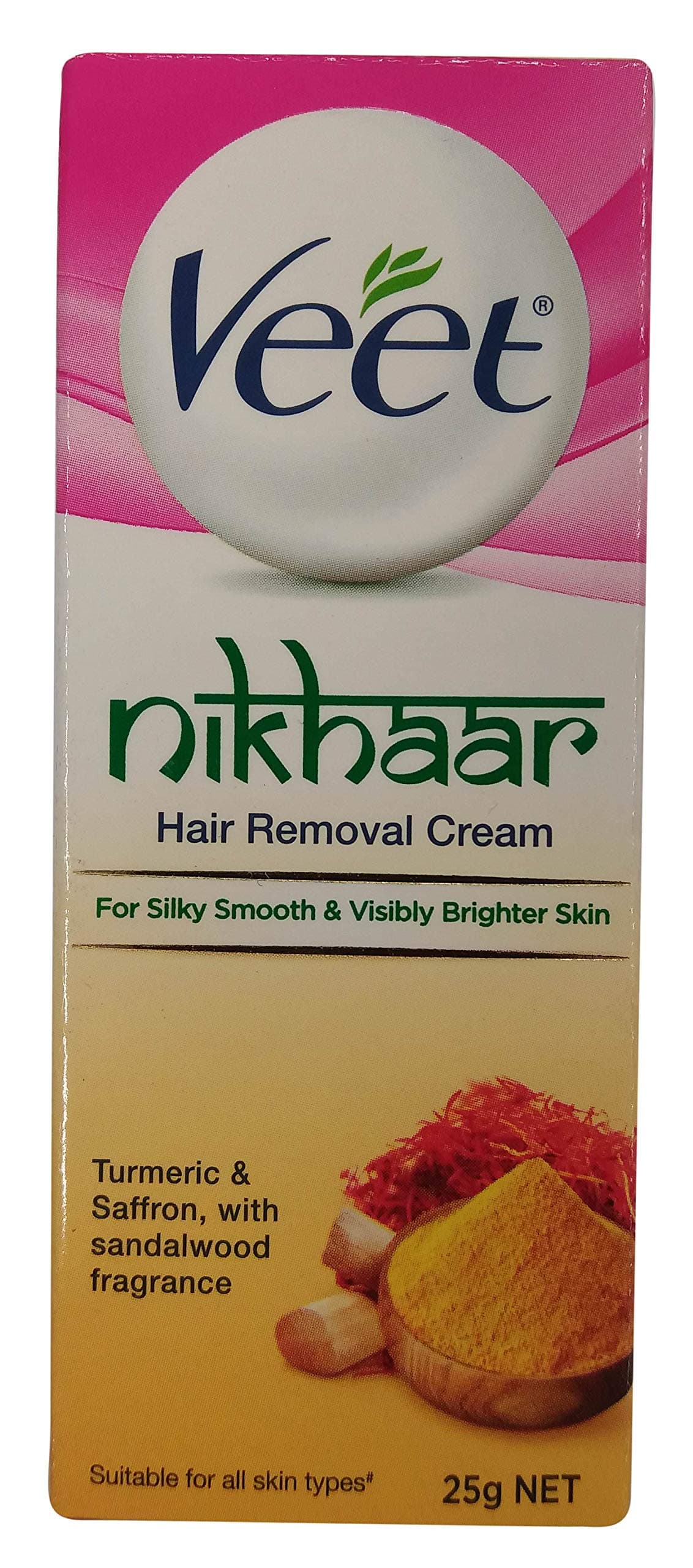Veet Nikhaar Hair Removal Cream, 25g Carton