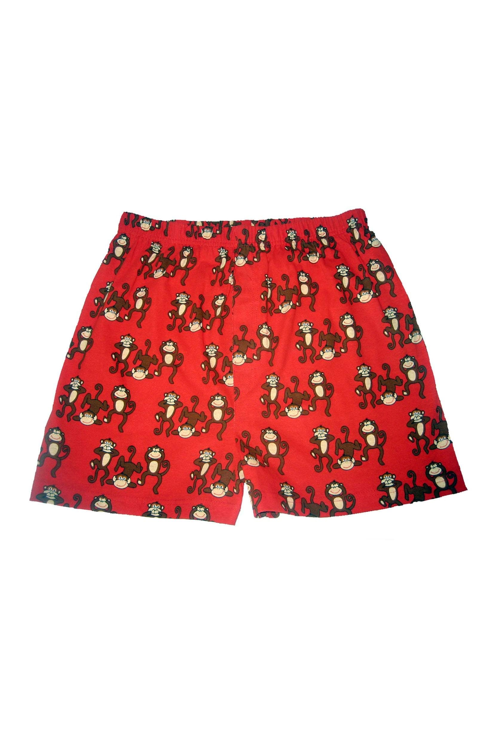 Monkey Boxer Shorts - Magic Boxers - Medium - Red