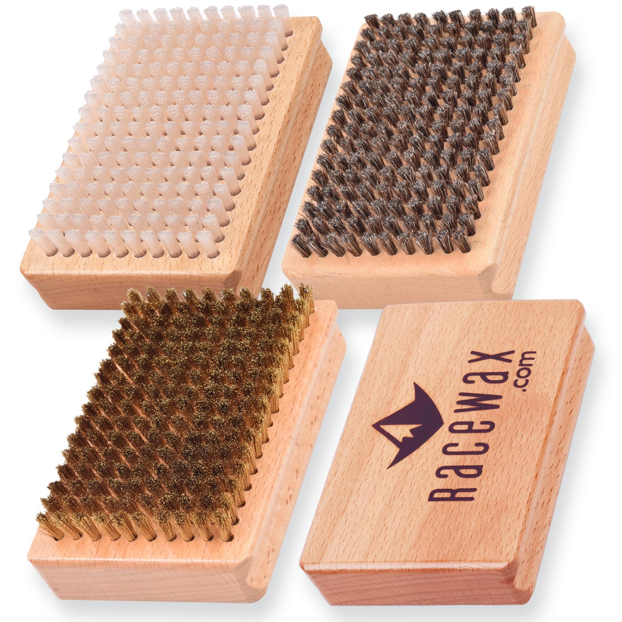 RaceWax Pro Ski Wax Hand Brush Kit