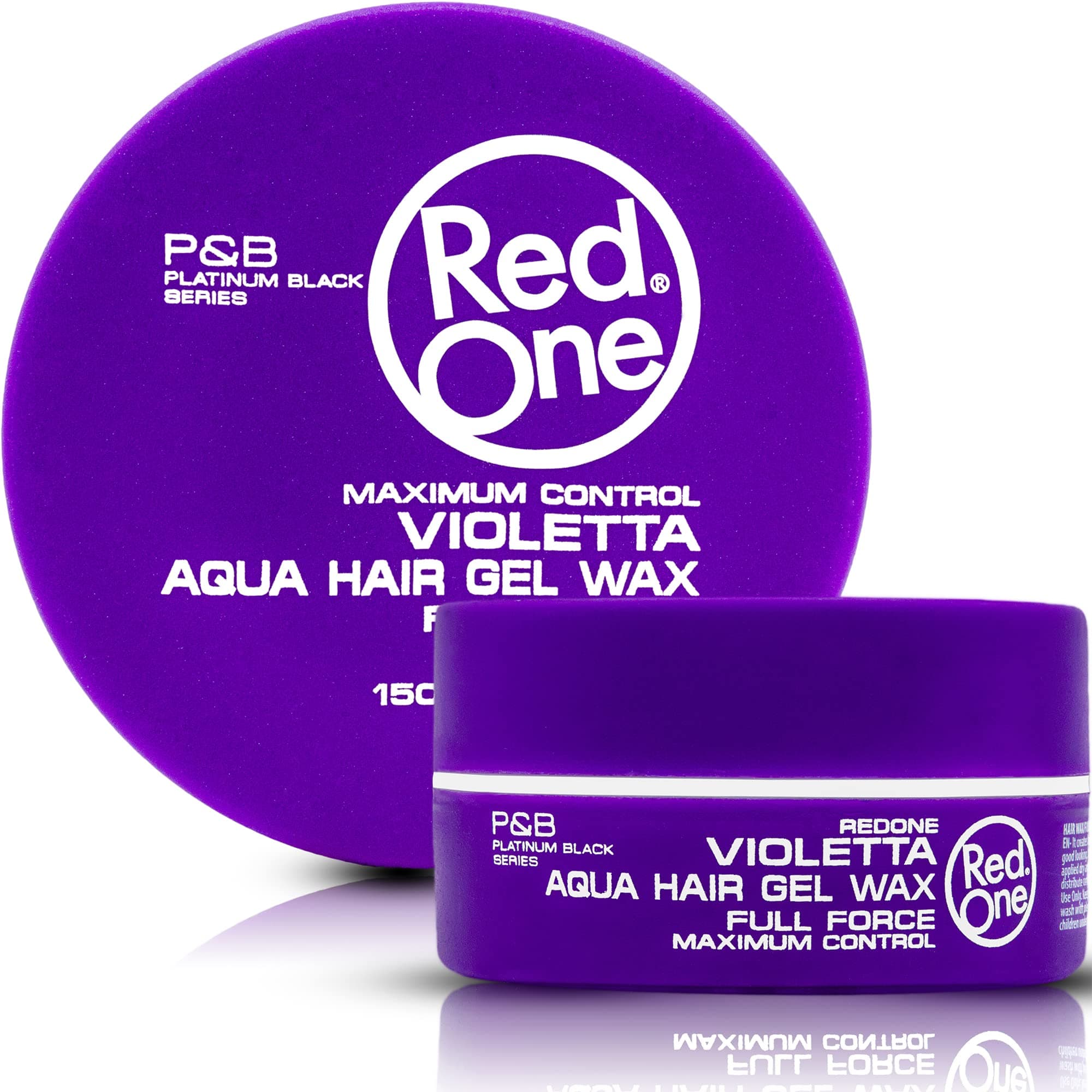 Redone Hair Styling Wax Violetta 150ml | Strong Hold & High Shine Gel Wax for Men & Women | Lavender Scent | Long Lasting Edge Control & Wet Look Hair Wax | Professional Maximum Control Finish