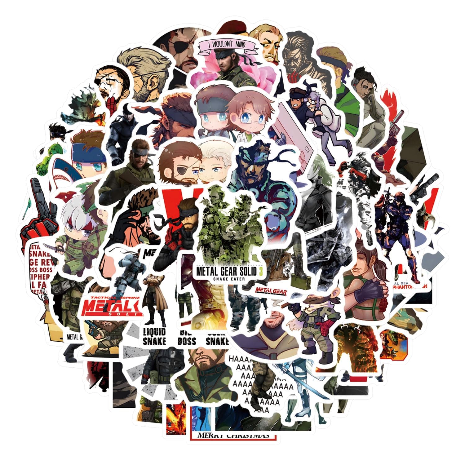 65 Pieces Metal Gear Stickers Aesthetic Graffiti Waterproof Vinyl Stickers for Kids Adults Teens Birthday Party Decoration Favors for Water Bottles Laptop