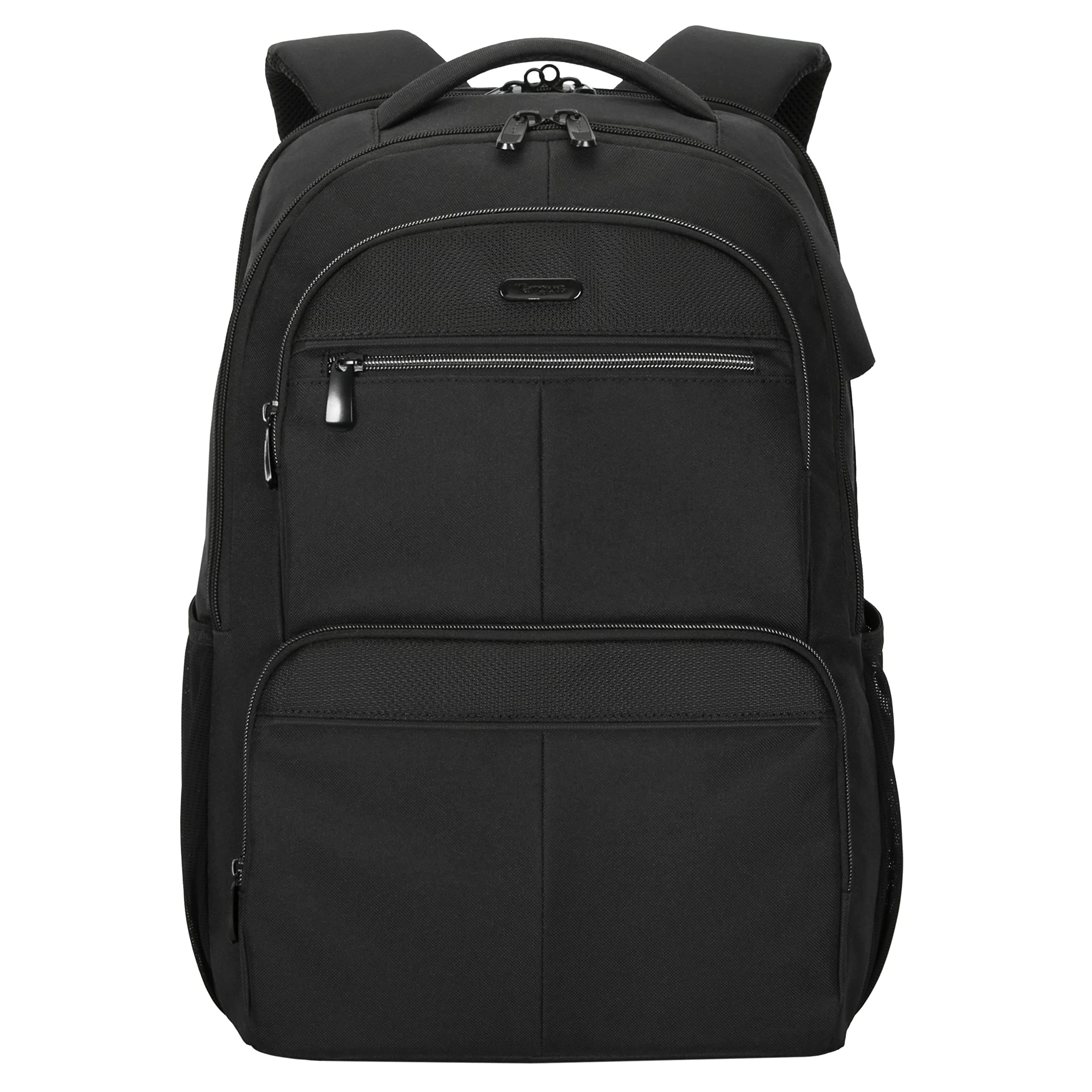 Targus Classic Commuter Laptop Backpack for 15.6-Inch Laptops, Lightweight and Durable Travel Backpack with Padded Compartment, RFID Protection, and TSA-Friendly Design, Black (TBB627GL)