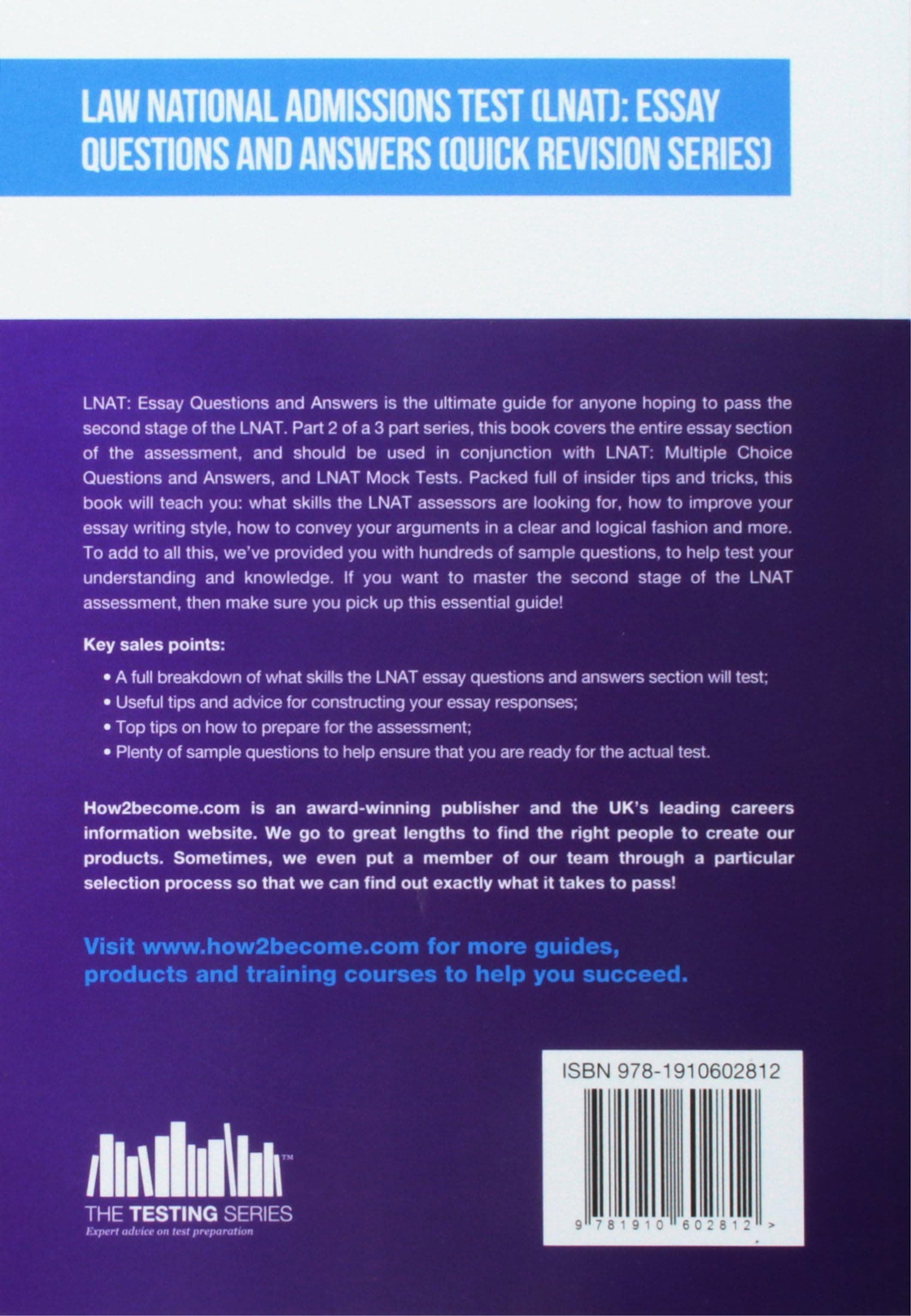 Law National Admissions Test (LNAT): Essay Questio