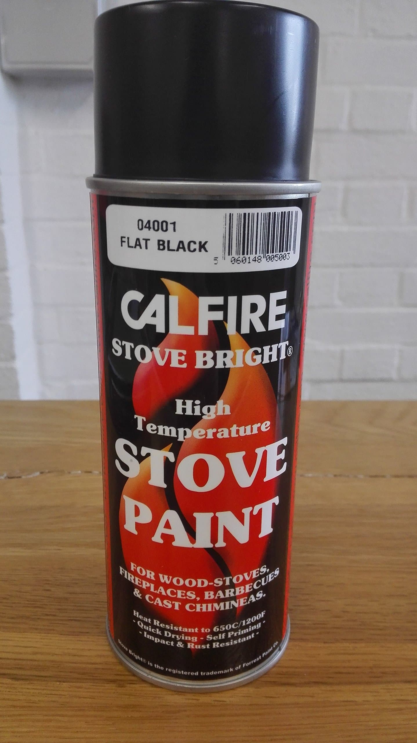 ZELENG Calfire Stove Bright Stove Paint- Matt Black