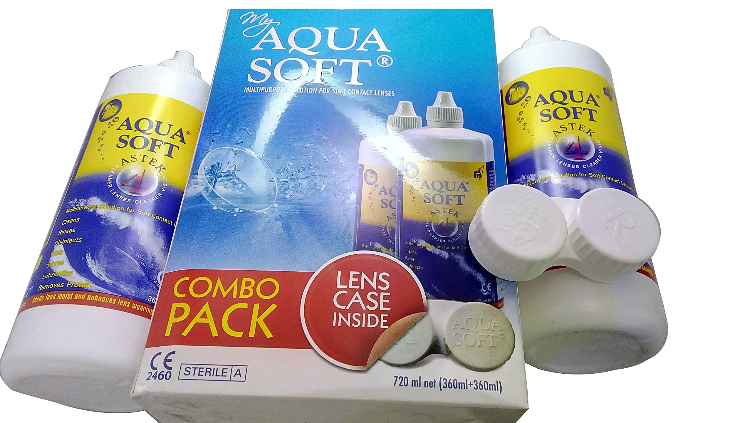 Multipurpose Solution for Soft Contact Lenses 360+360 Combo Pack