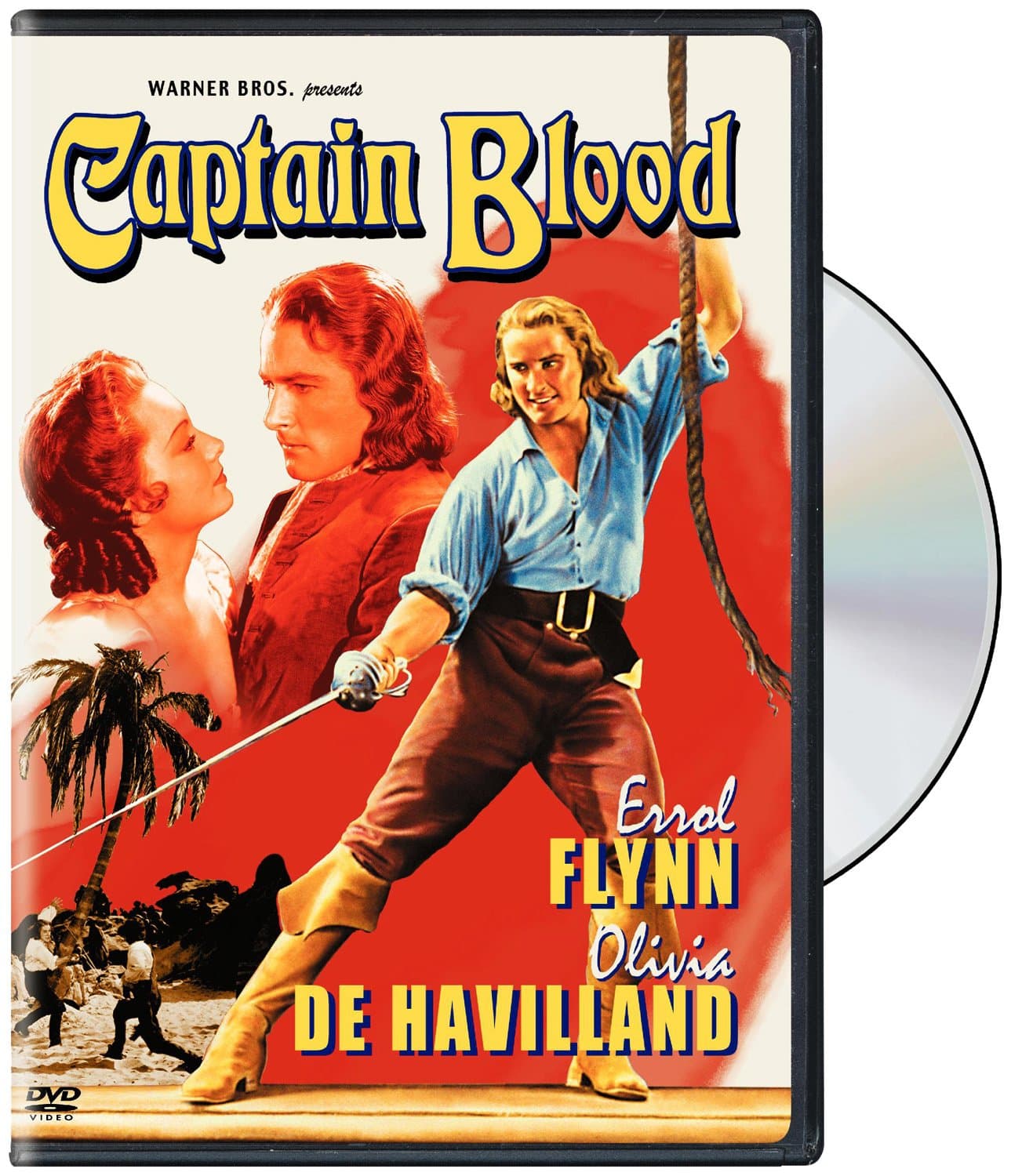 Captain Blood (1935) DVD - Eroll Flynn, Olivia de Havilland