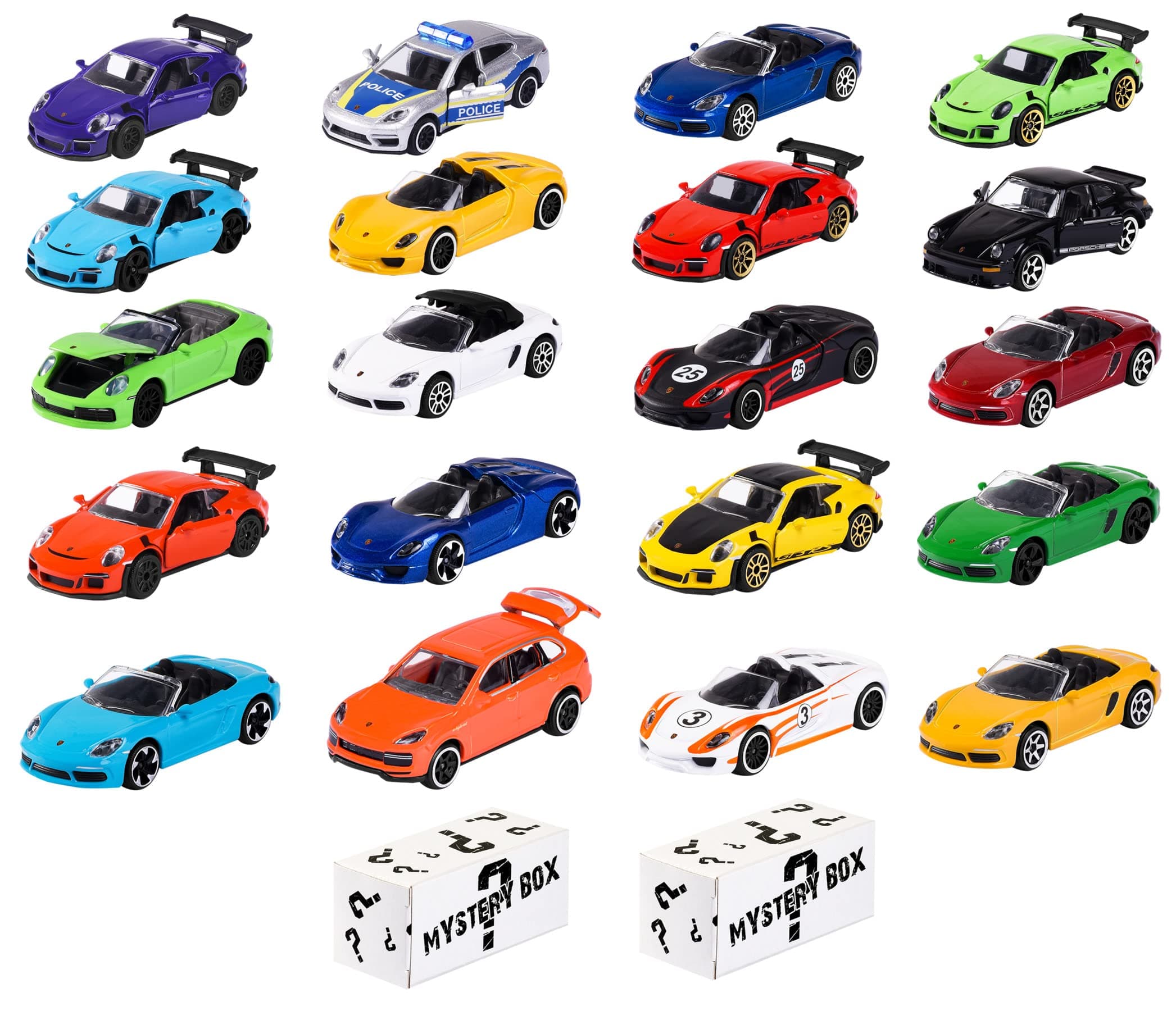 Porsche Discovery Pack 20+2-22 Metal Vehicles - Scale 1:64 - Porsche Collection -212058601