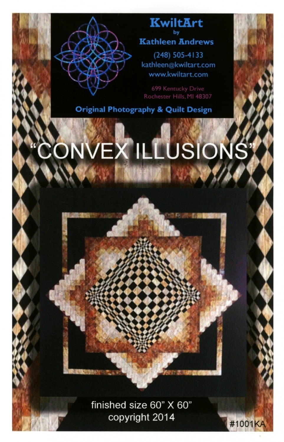 Convex Illusions Quilt Pattern by Quilt Art