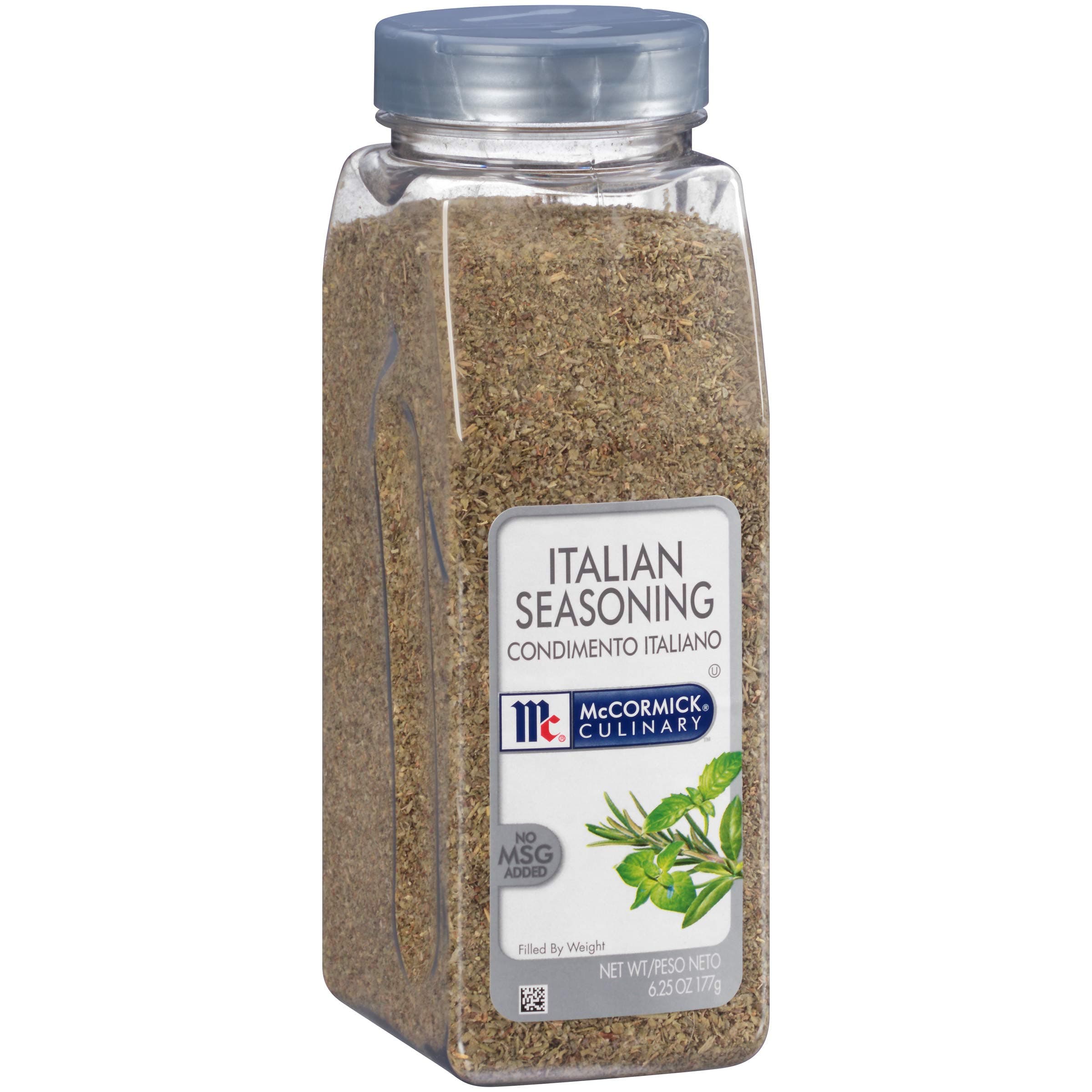 Italian Seasoning, 6.25 oz - One 6.25 Ounce Container of Italian Seasoning Blend for Mediterranean Cuisine, Perfect for Pasta Sauces, Meatballs, Pizza, Soups, Chicken and More