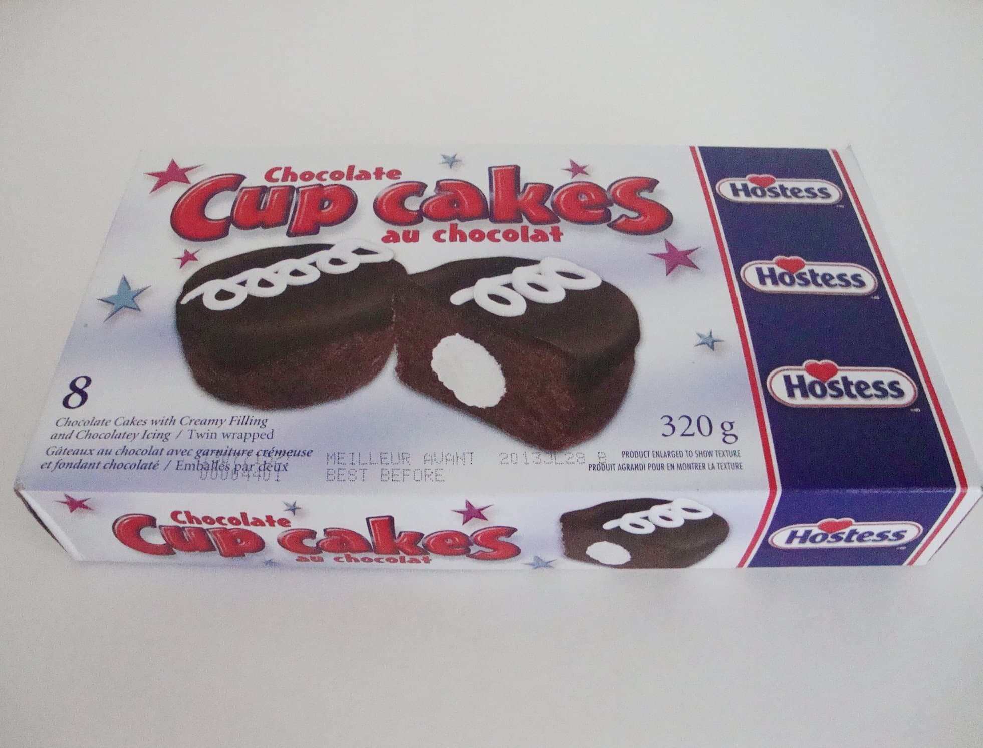 Hostess Chocolate Cup Cakes, (8 Individually Wrapped Cakes)