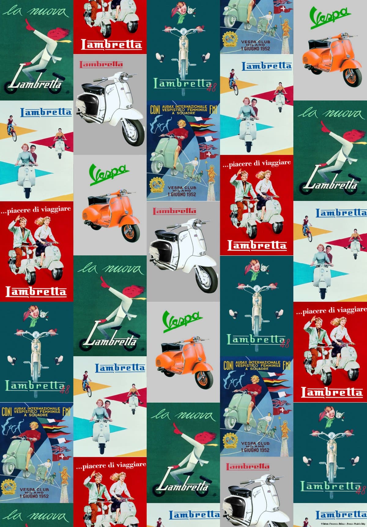 IFI Vespa & Lambretta Wrapping Paper