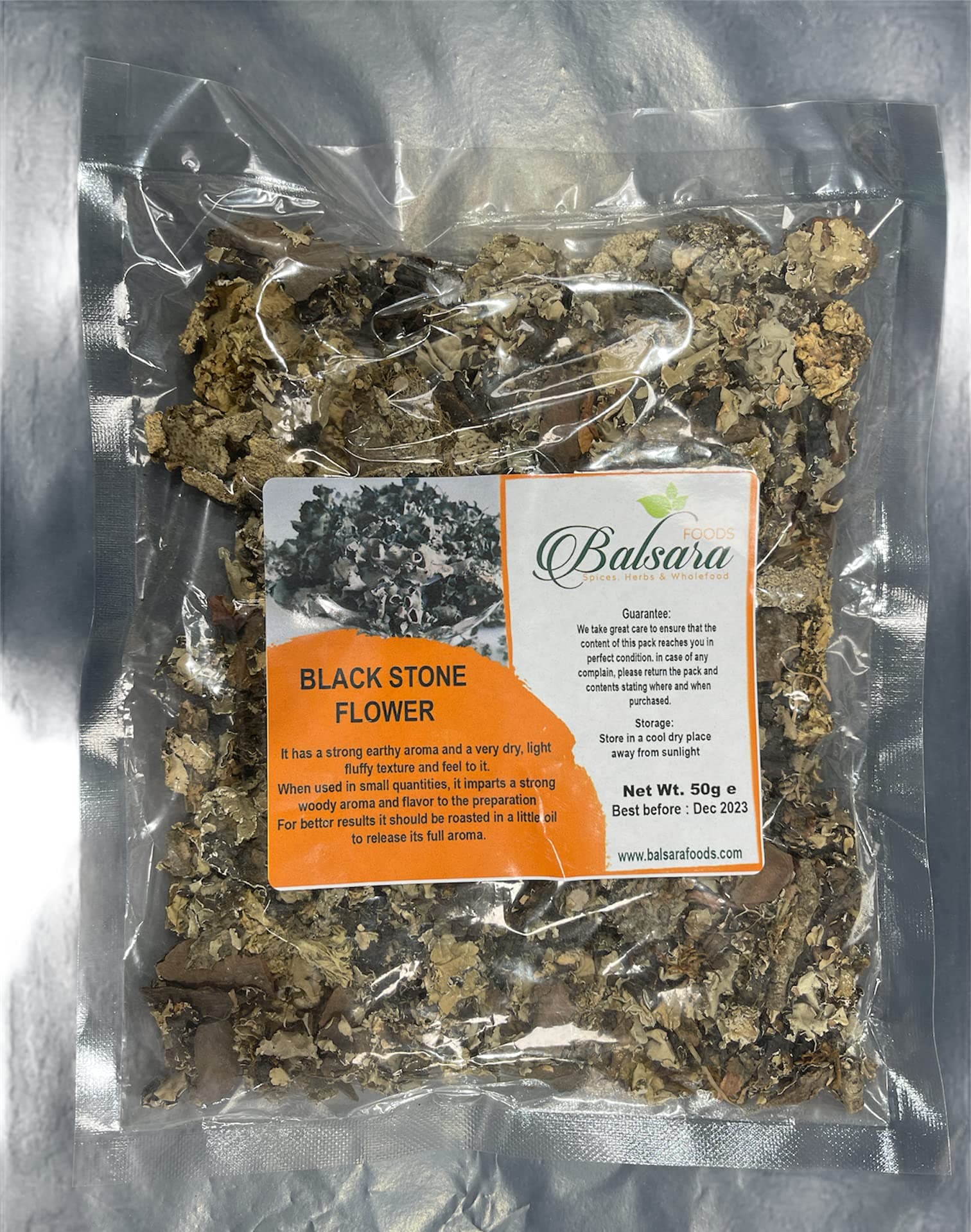 50g | Quality Black Stone Flower ** Free UK Post **Dagar Phool Herbs and Spices for Cooking Exotic Herb Dhagor Phool Balsara's Ltd