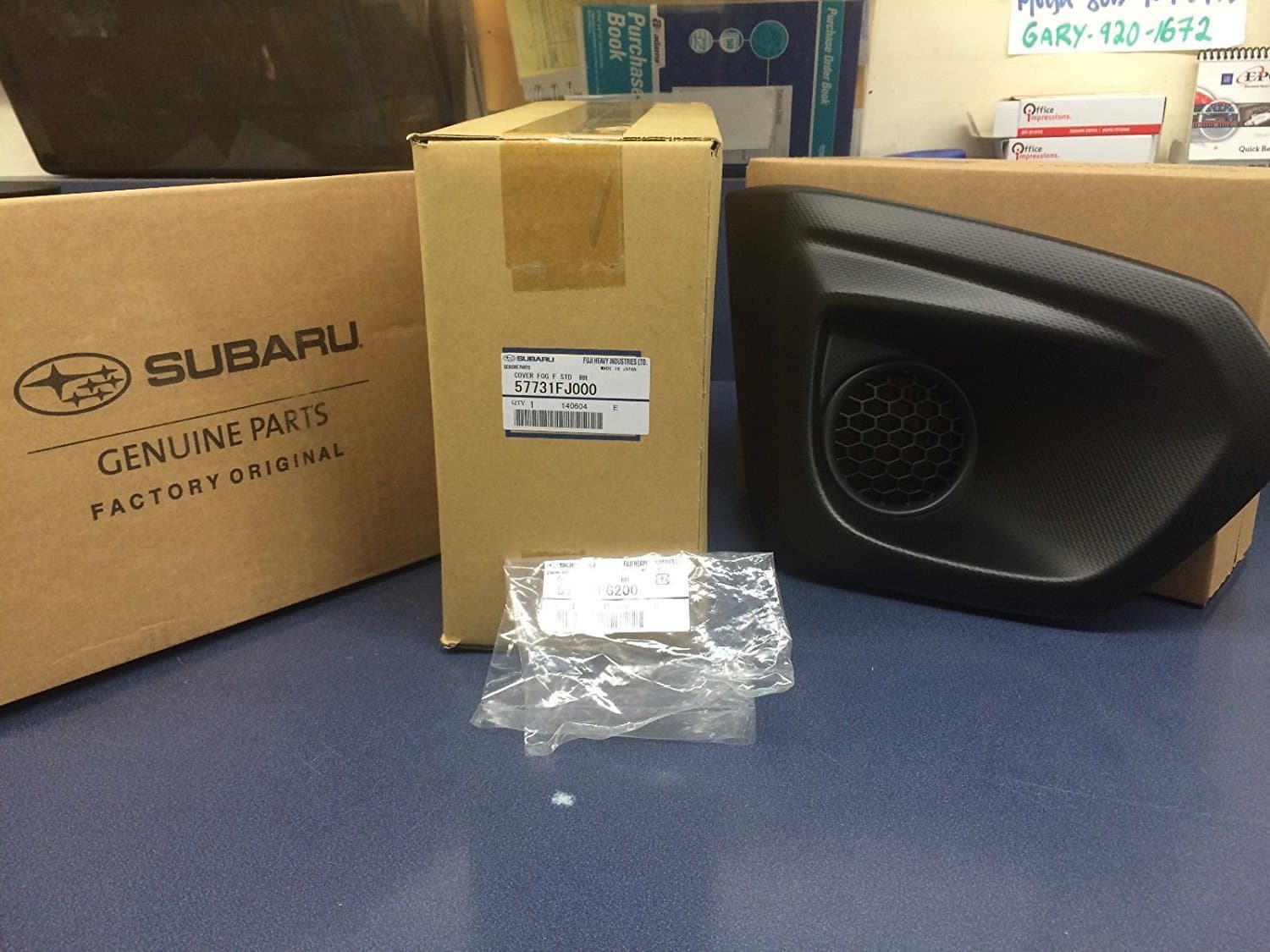 Subaru Genuine Right Passenger Fog Light Bezel & Cover for 2012-2014 Impreza