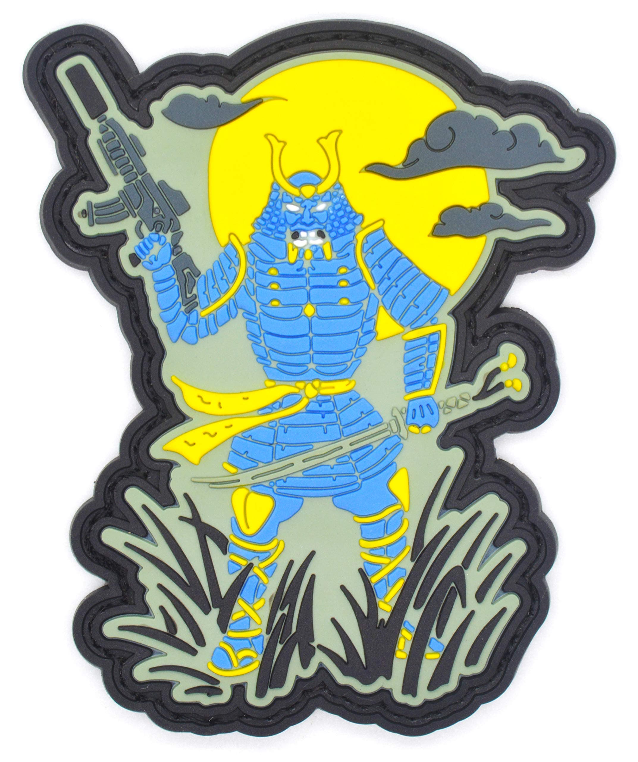 Samurai Evil Warrior Morale Tactical PVC Rubber Patch