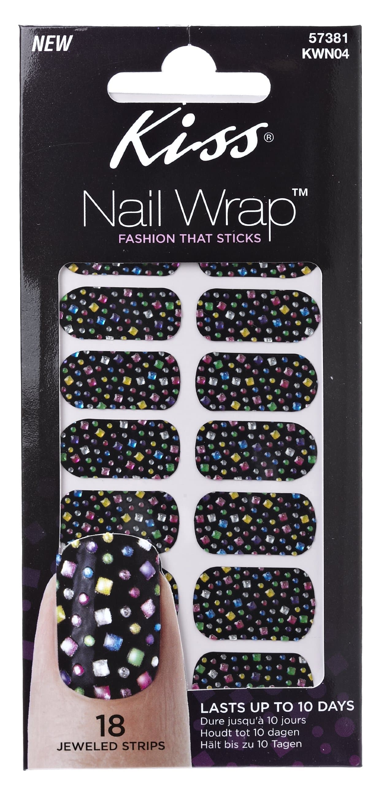 Kiss Nail Wrap Peplum