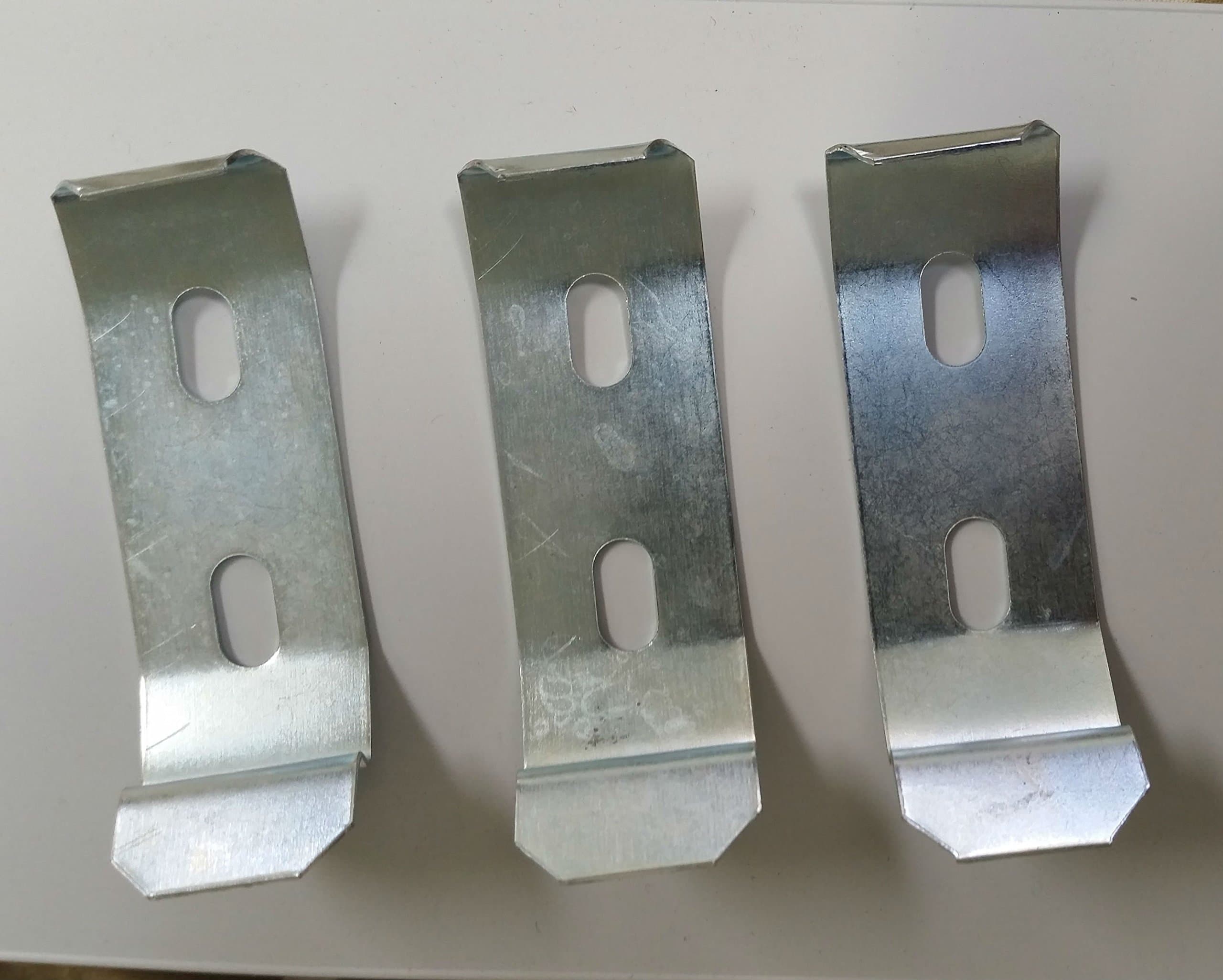 Vertical Blind Ceiling Mount Bracket Clip 3 Pack for 1 7/8 Inch Headrails