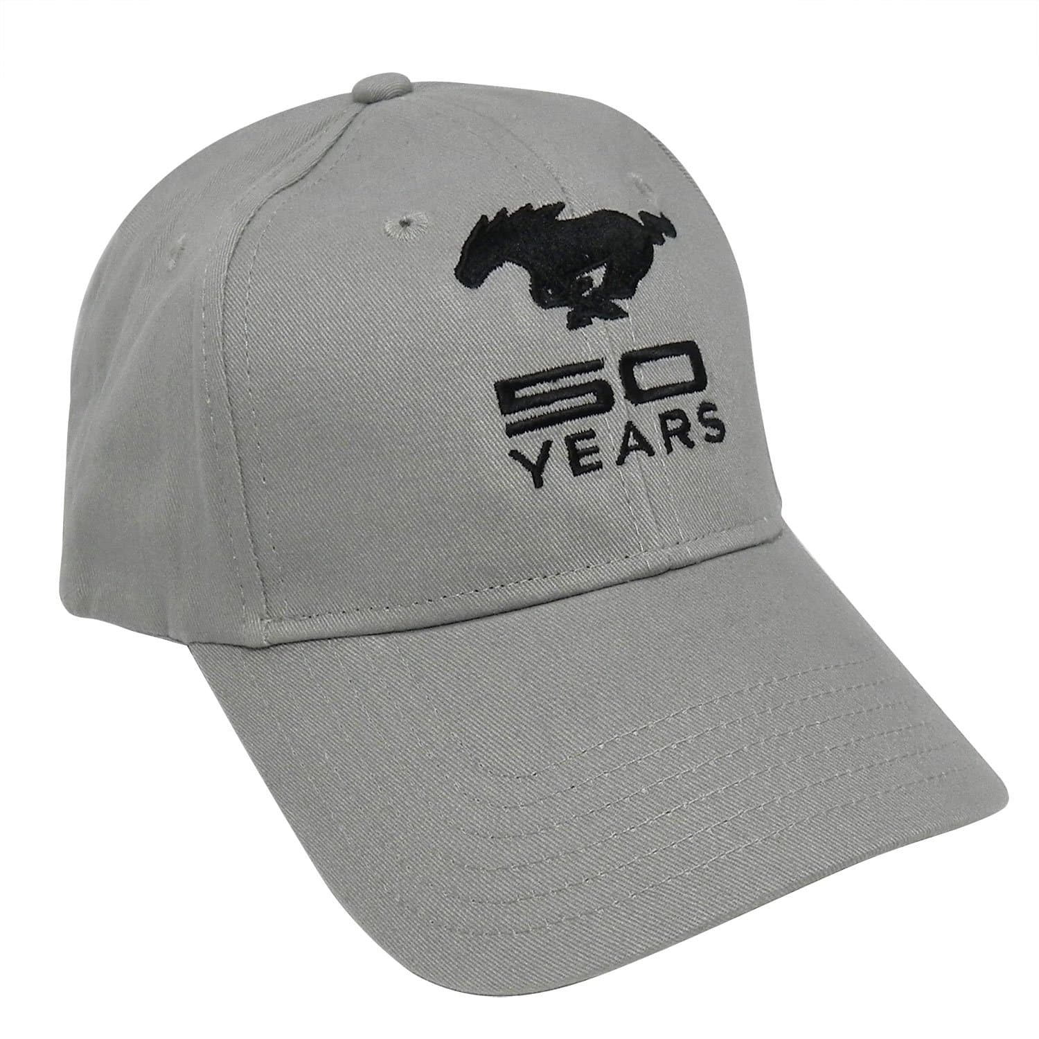 Ford Mustang 50th Years Anniversary Gray Baseball Hat