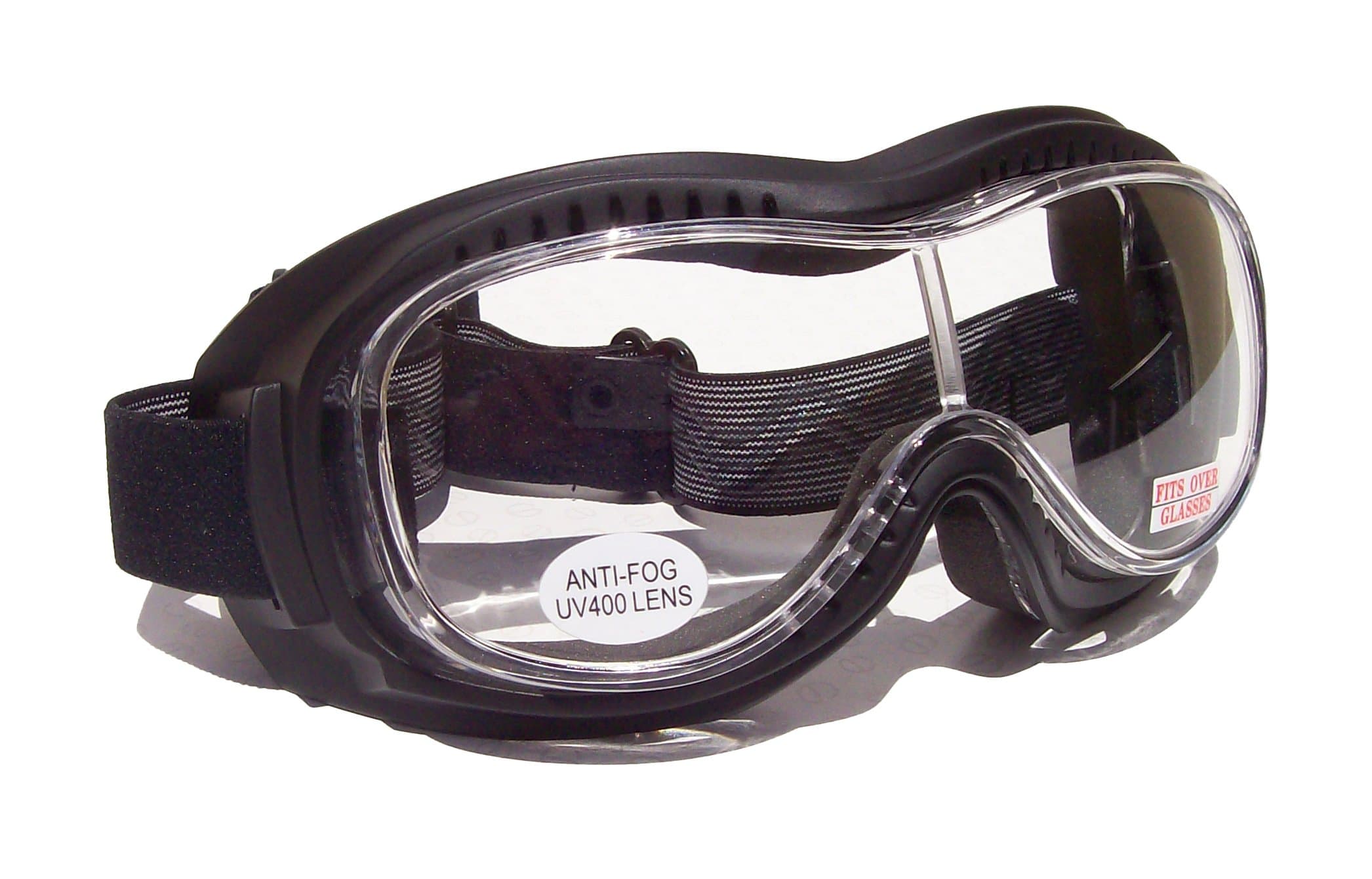 Goliath OTG [Over The Glasses] Motorcycle Biker Riding Goggles| Clear Lens