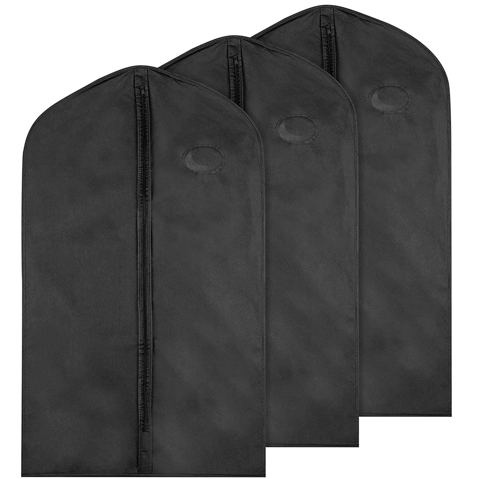 Right Hardware Garment Bag for Storage; Pack of 3 Bags; Keep Your Suit, Costume, Uniform, and Other Clothes Safe
