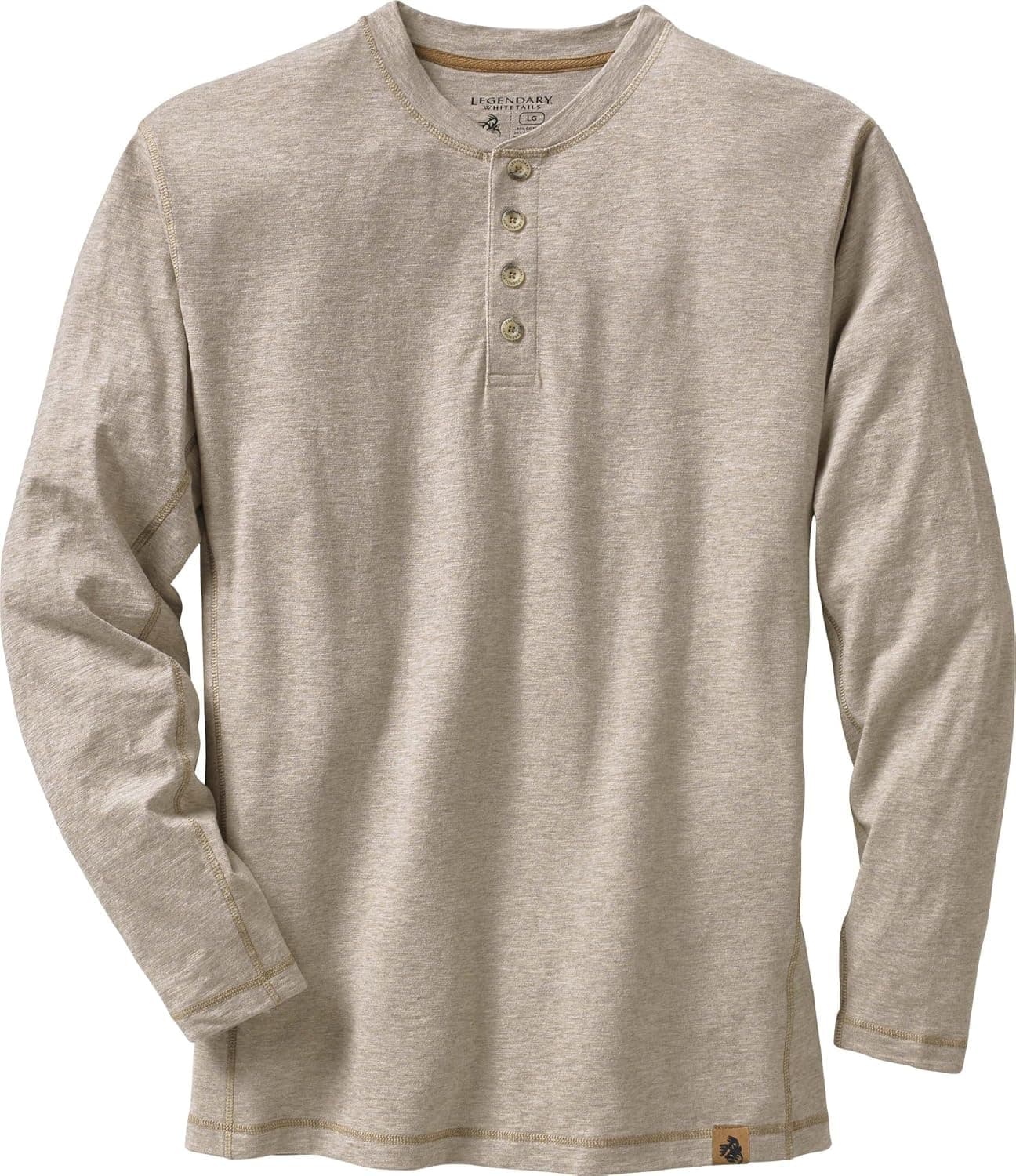 Legendary Whitetails Maverick Slub Henley Shirt Long Sleeve