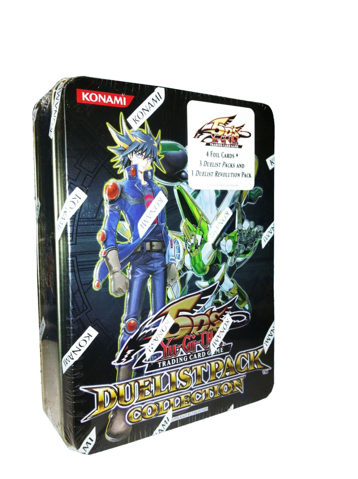 YuGiOh 5Ds 2011 Duelist Pack Collection Tin Frozen Fitzgerald, Underground Arachnid, Zeman the Ape King Hundred Eyes Dragon