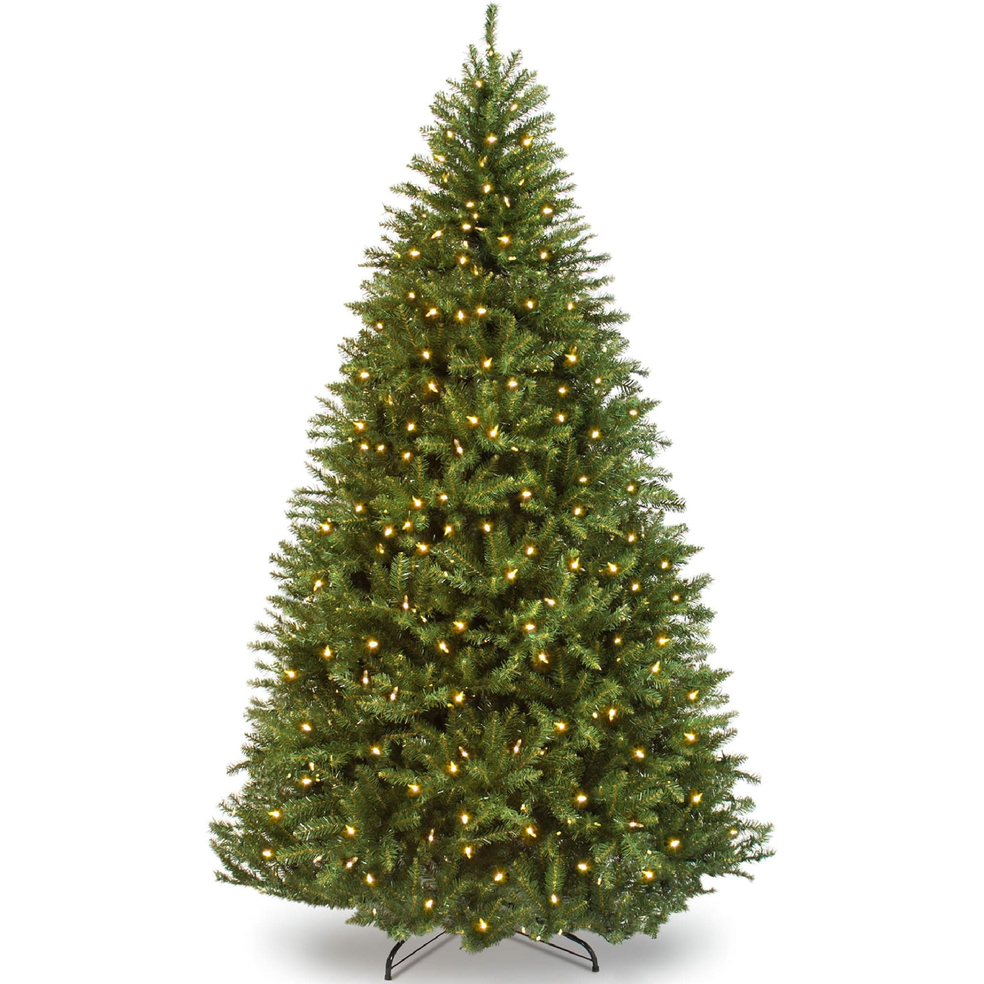 Best Choice Products Douglas Fir Christmas Tree, 4.5ft Pre-lit Artificial Full Fir Lighted Holiday Decoration w/Warm White Lights, Metal Stand
