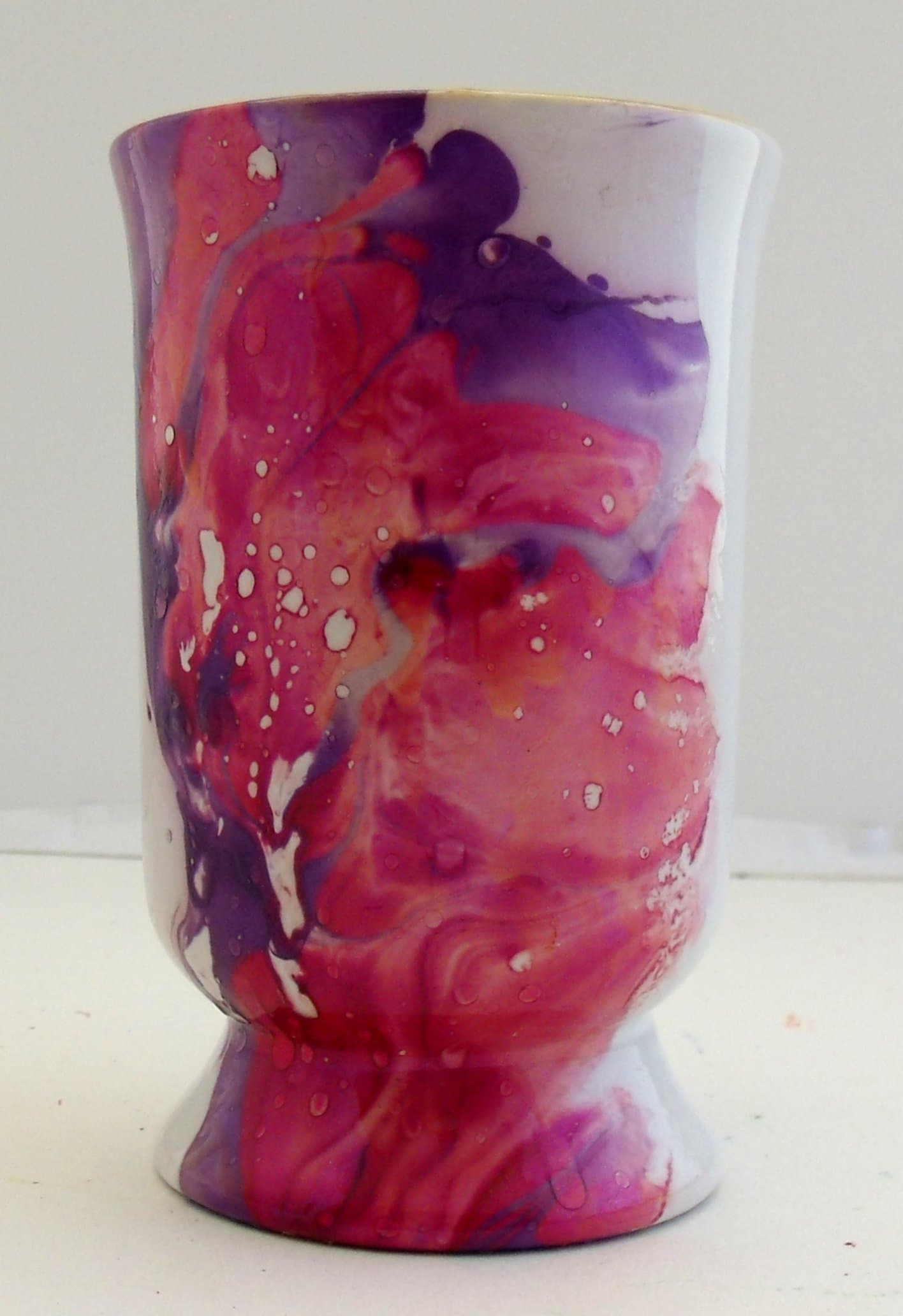 Hand Painted Ooak Abstract Art Coffee Tea Mug Cup Handmade