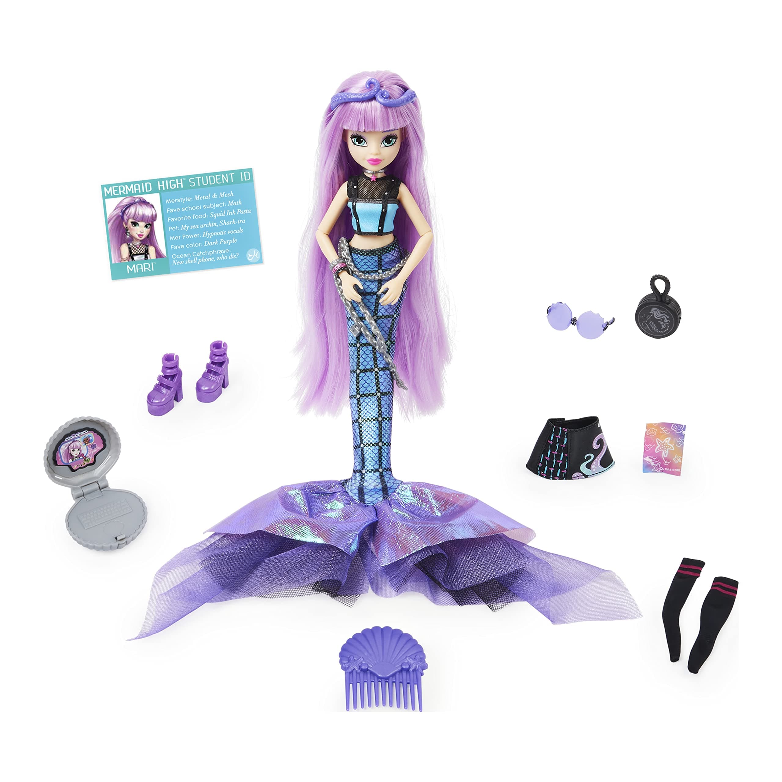 Mermaid High, Deluxe Mari Doll & Accessories