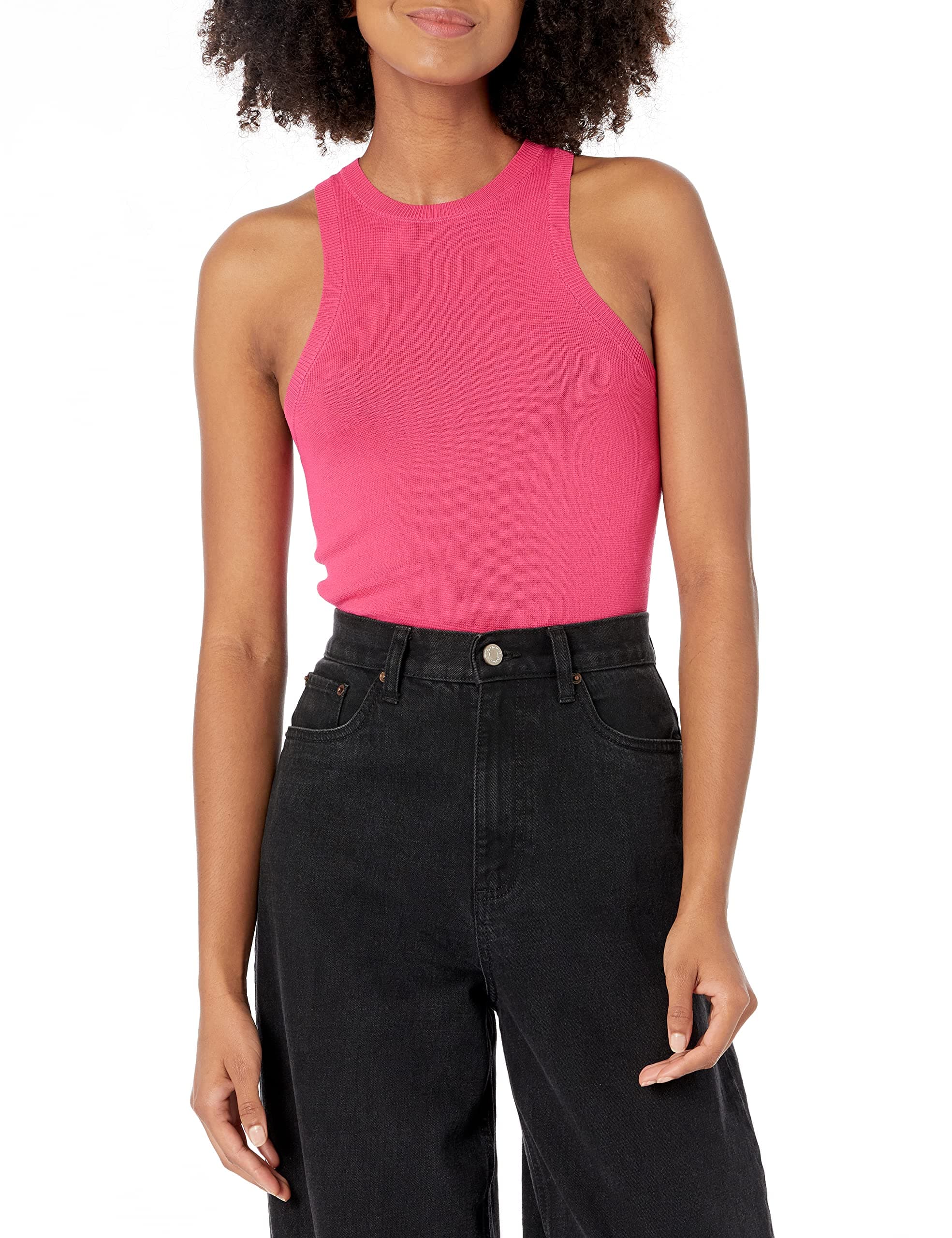 The Drop Women's @Lucyswhims Fitted Cutaway Racer Tank Sweater