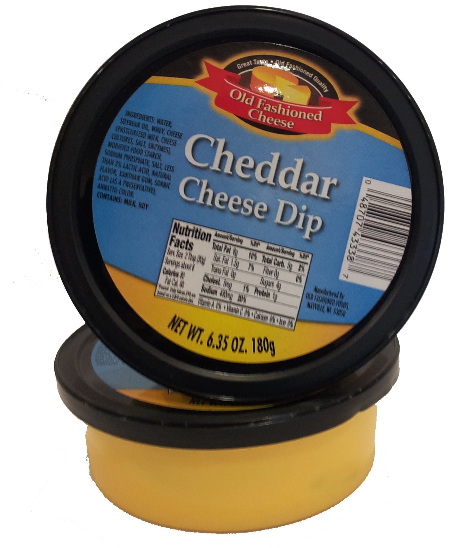 Old Fashioned Cheese Dip, Cheddar, 6.35 Ounce (Pack of 12)