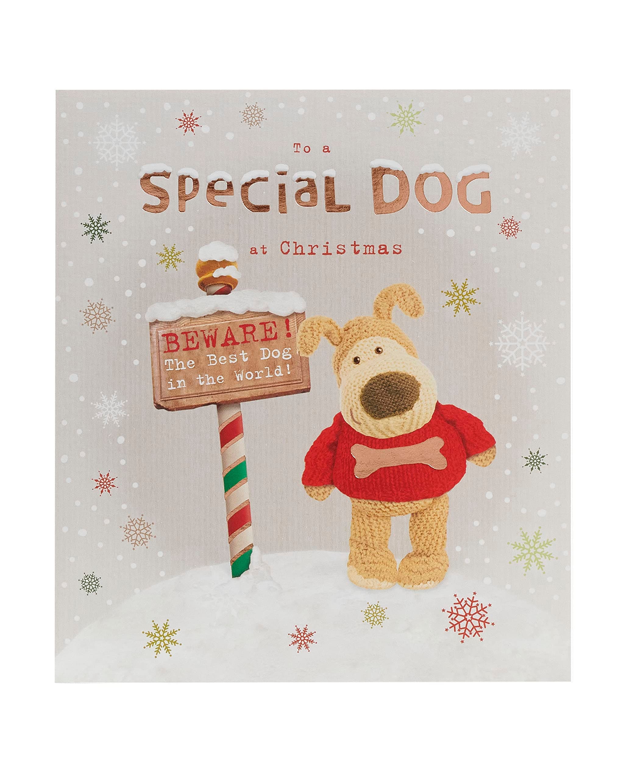 BoofleBoofle Christmas Card For The Dog - Cute Design