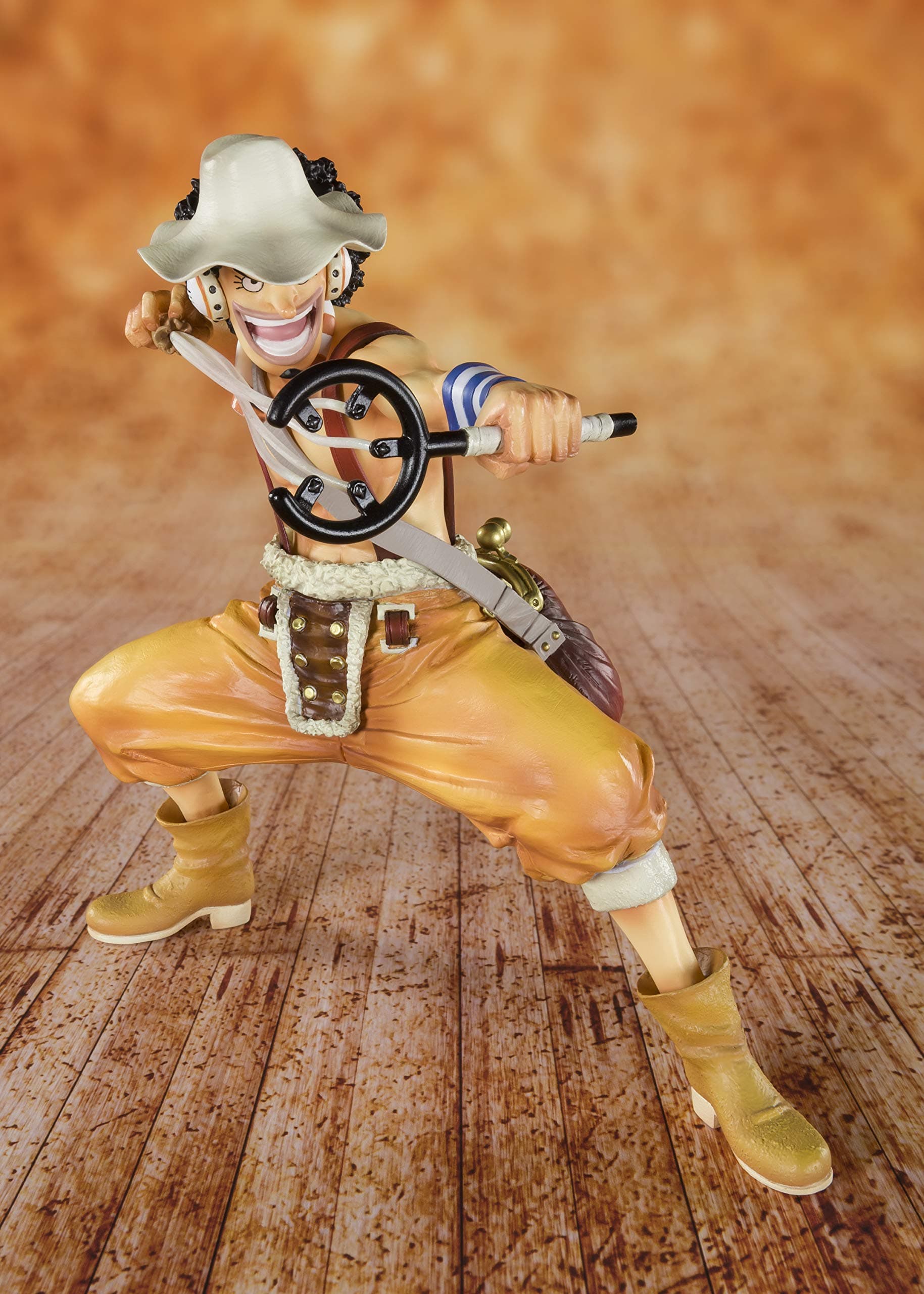 TAMASHII NATIONS Bandai Figuarts Zero One Piece King of Snipers Usopp Statue, Multicolor