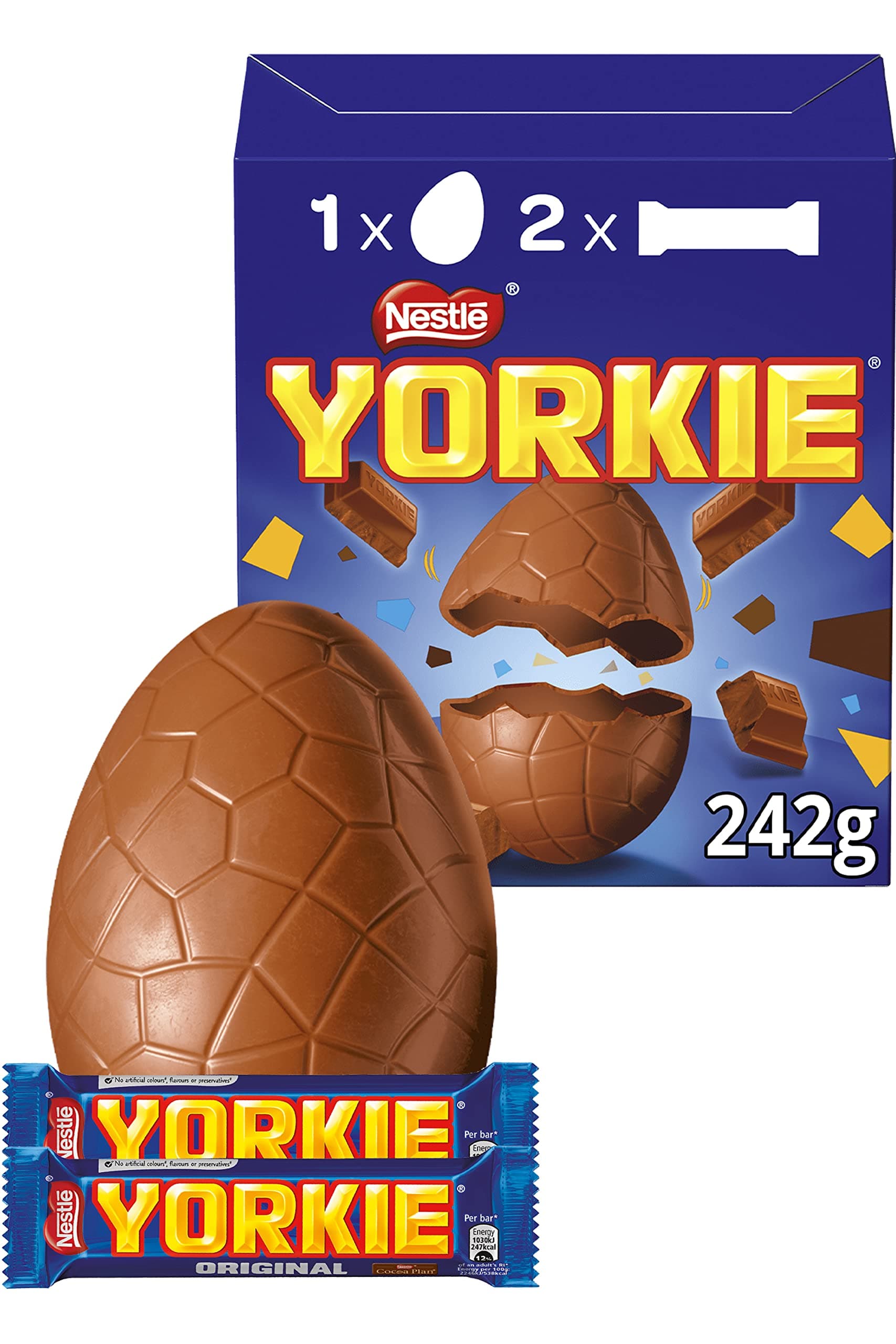 Nestlé Yorkie Large Easter Egg | Milk Chocolate | 242g