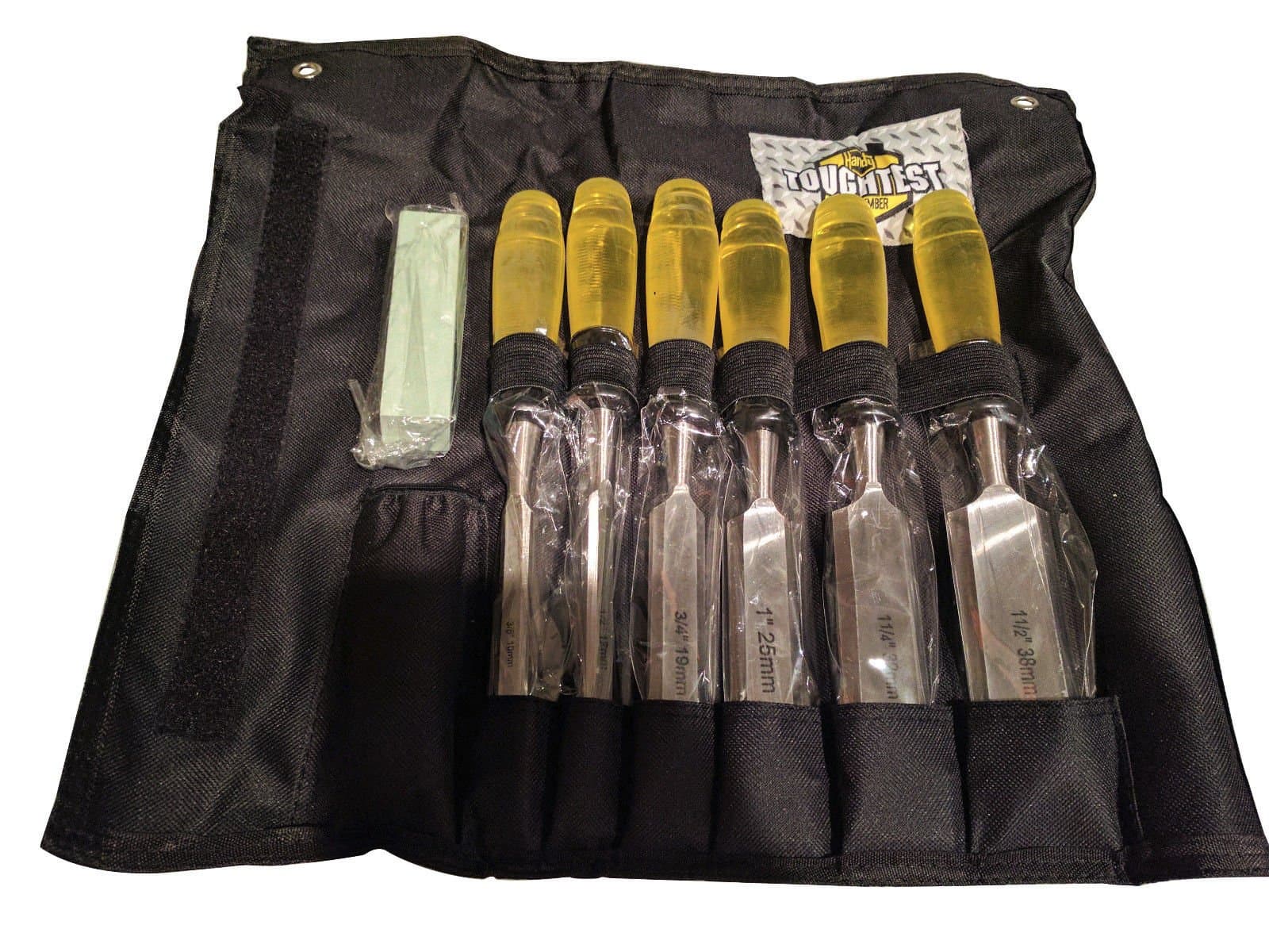 ToughTest 7-Piece Chisel Set with Nylon Wrap 3/8" - 1 1/2"
