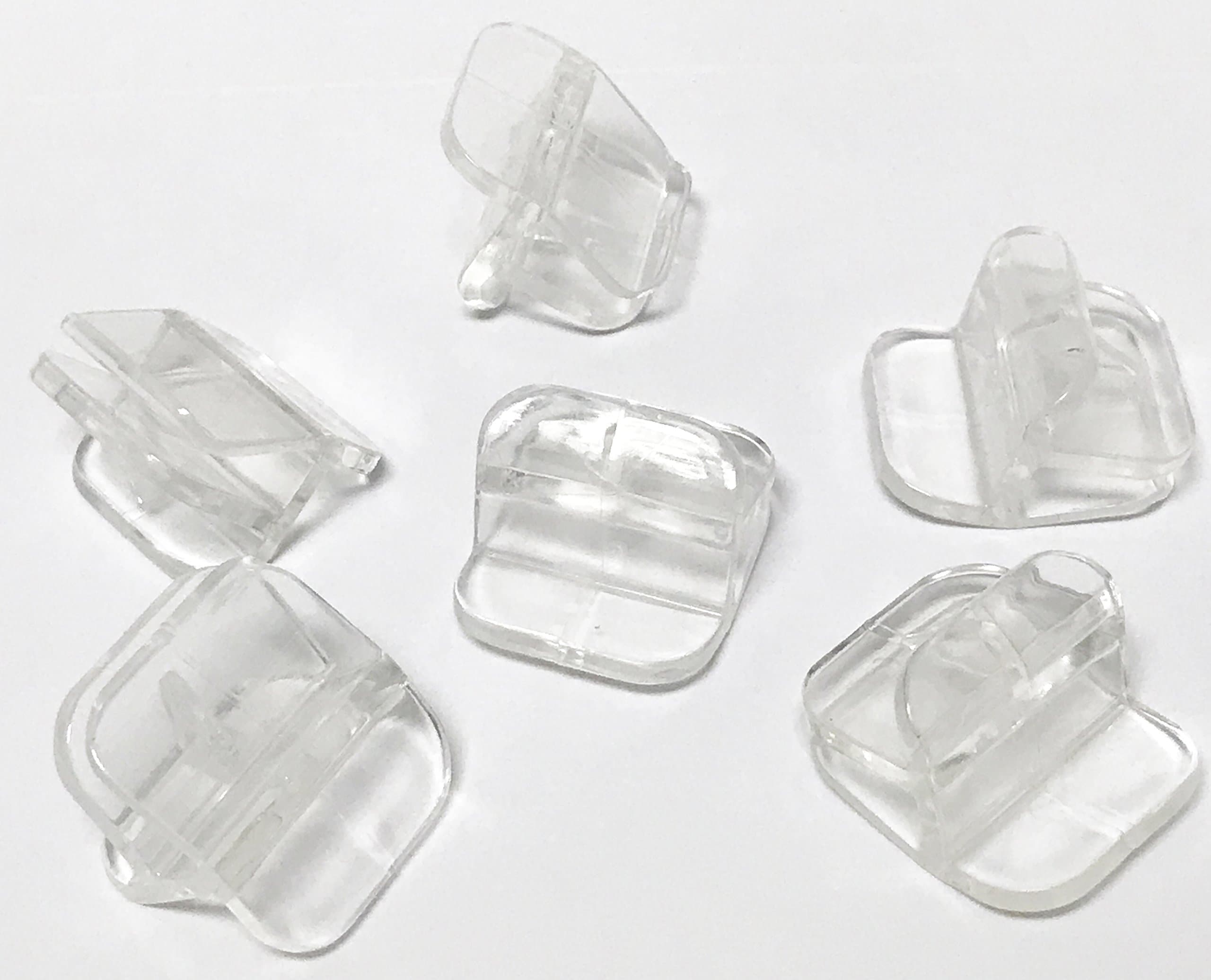 6 Pack - Rimless Clips 1/8" to 3/16" (3MM to 5MM)