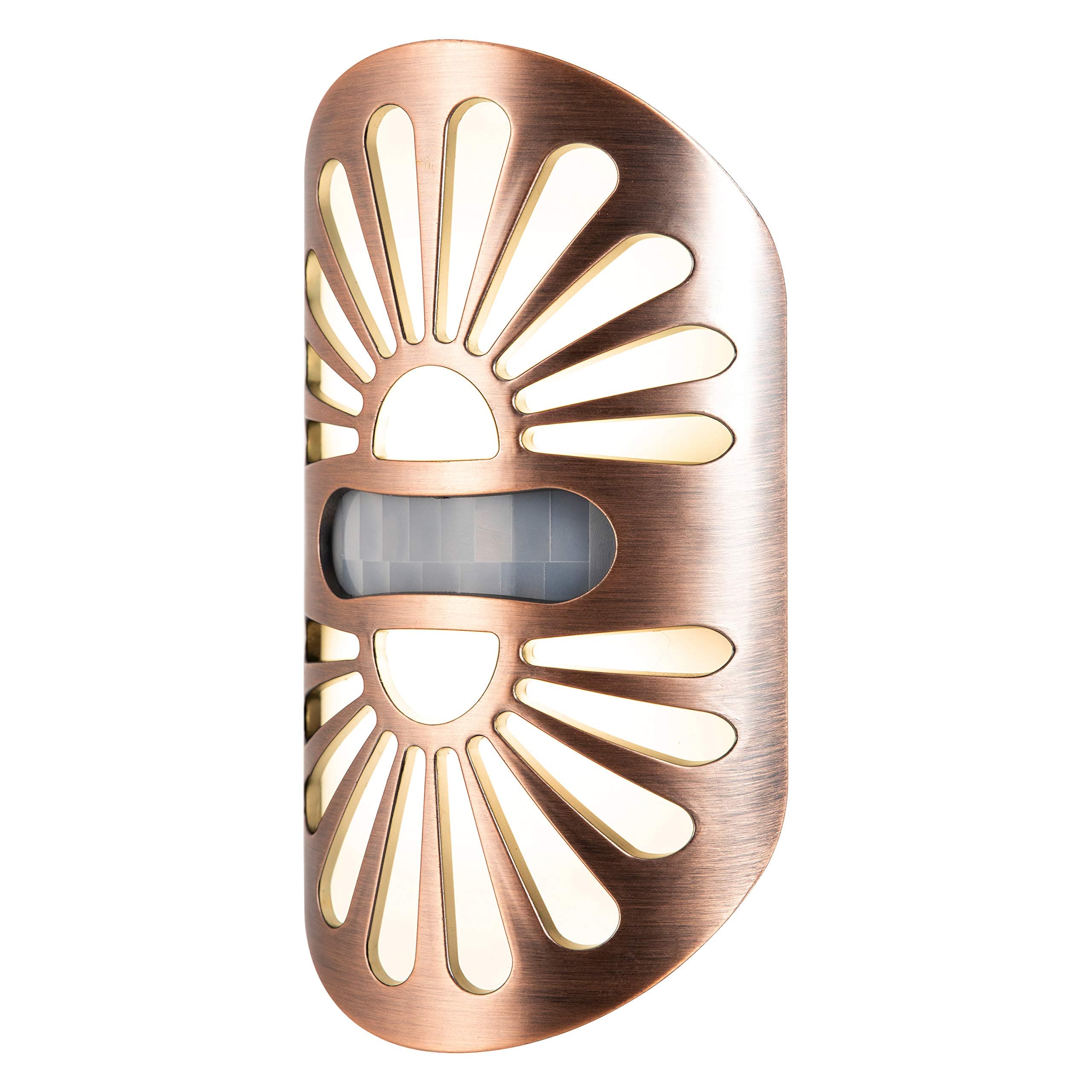 LED Motion Sensor Night Light, Motion-Select 25ft Detection, Plug-in, 40 Lumens, Dusk-to-Dawn, Ideal Nightlight for Bedroom, Bathroom, 37261, Oil Rubbed Bronze Peacock, 1 Pack