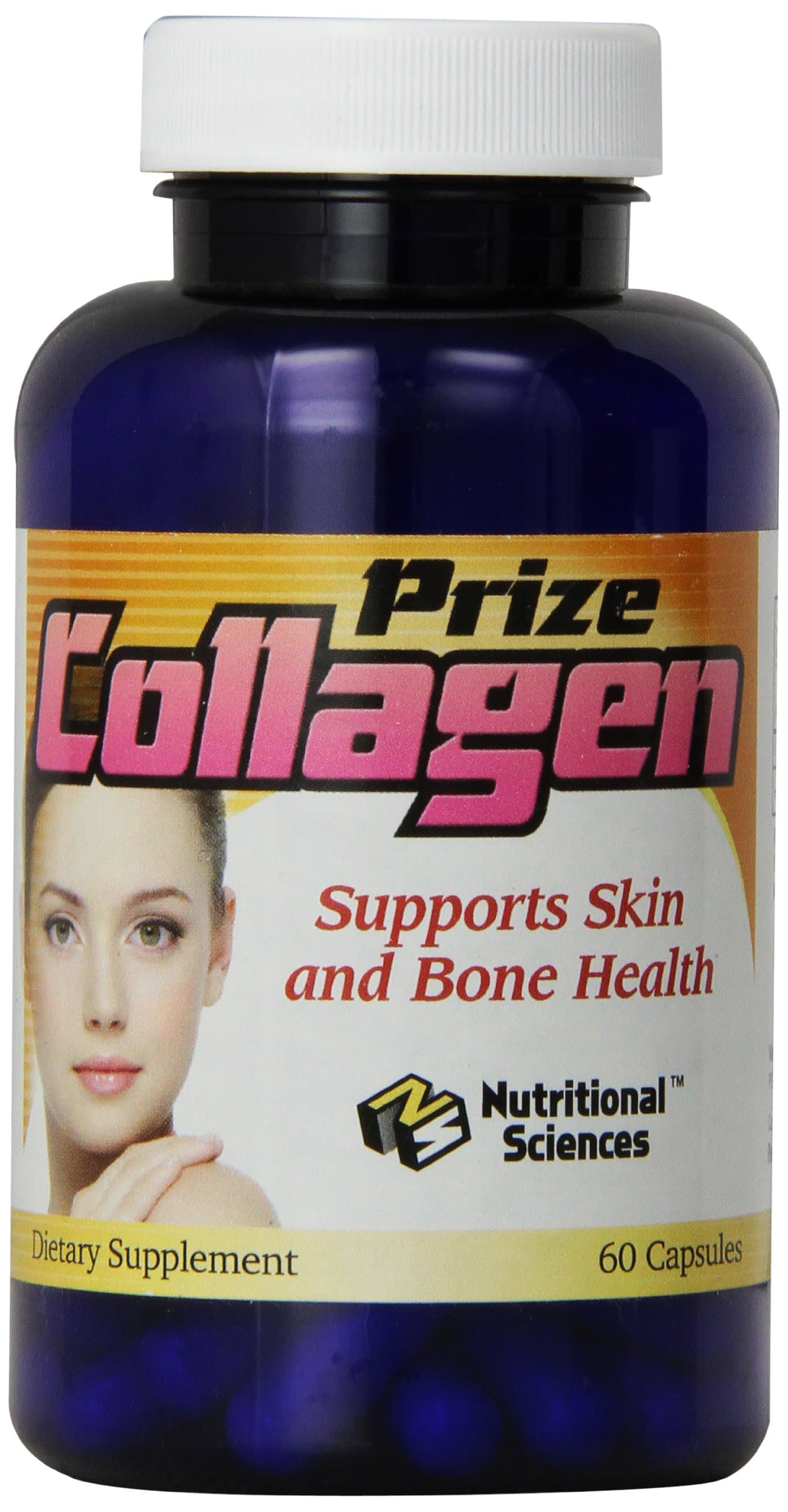 Nutritional Sciences Diet Supplements, Smooth Skin Support, Prize Collagen, 60 Count