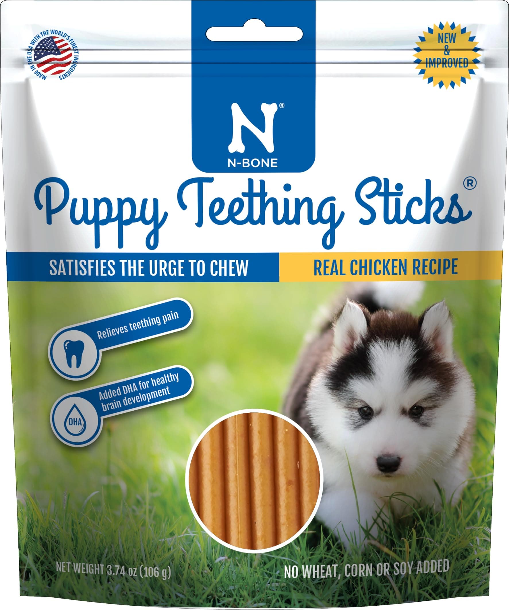 N-Bone Puppy Teething Treat 3.74 oz Size:Pack of 1