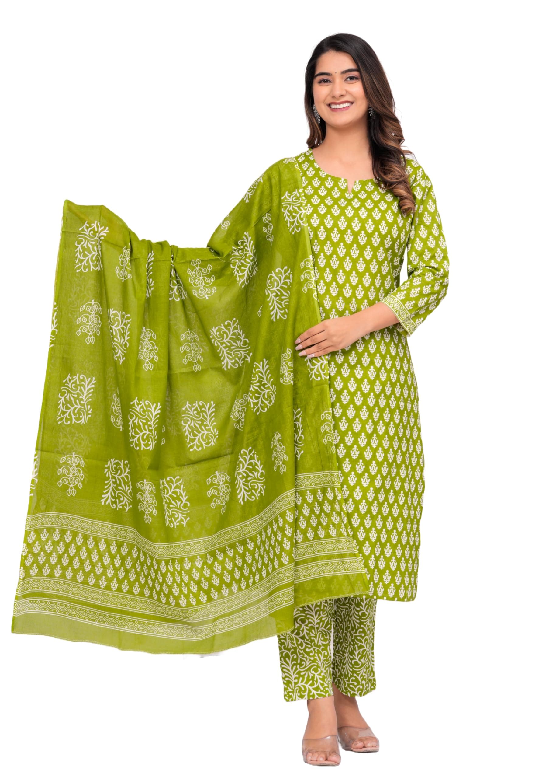 MEERA FAB Women Anarkali Kurti Angrakha (pack of 1)