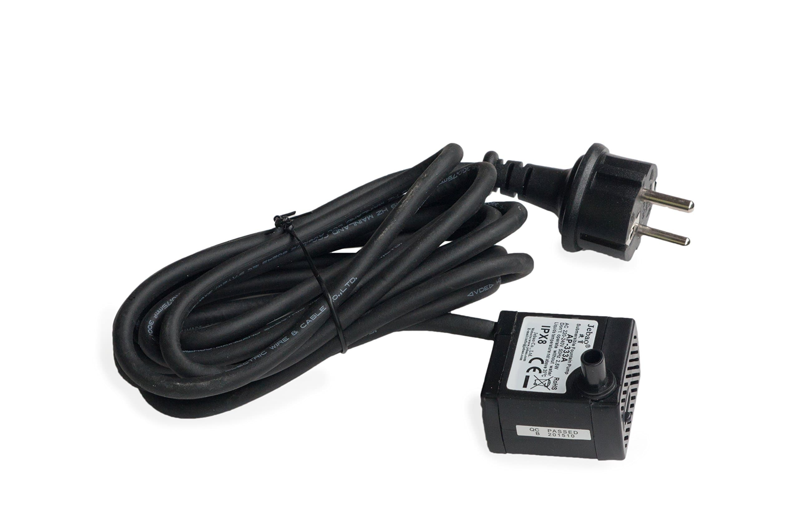 Bamboo Accents European 220 Volt Fountain Pump 70 GPH/250 LPH 3-Wire