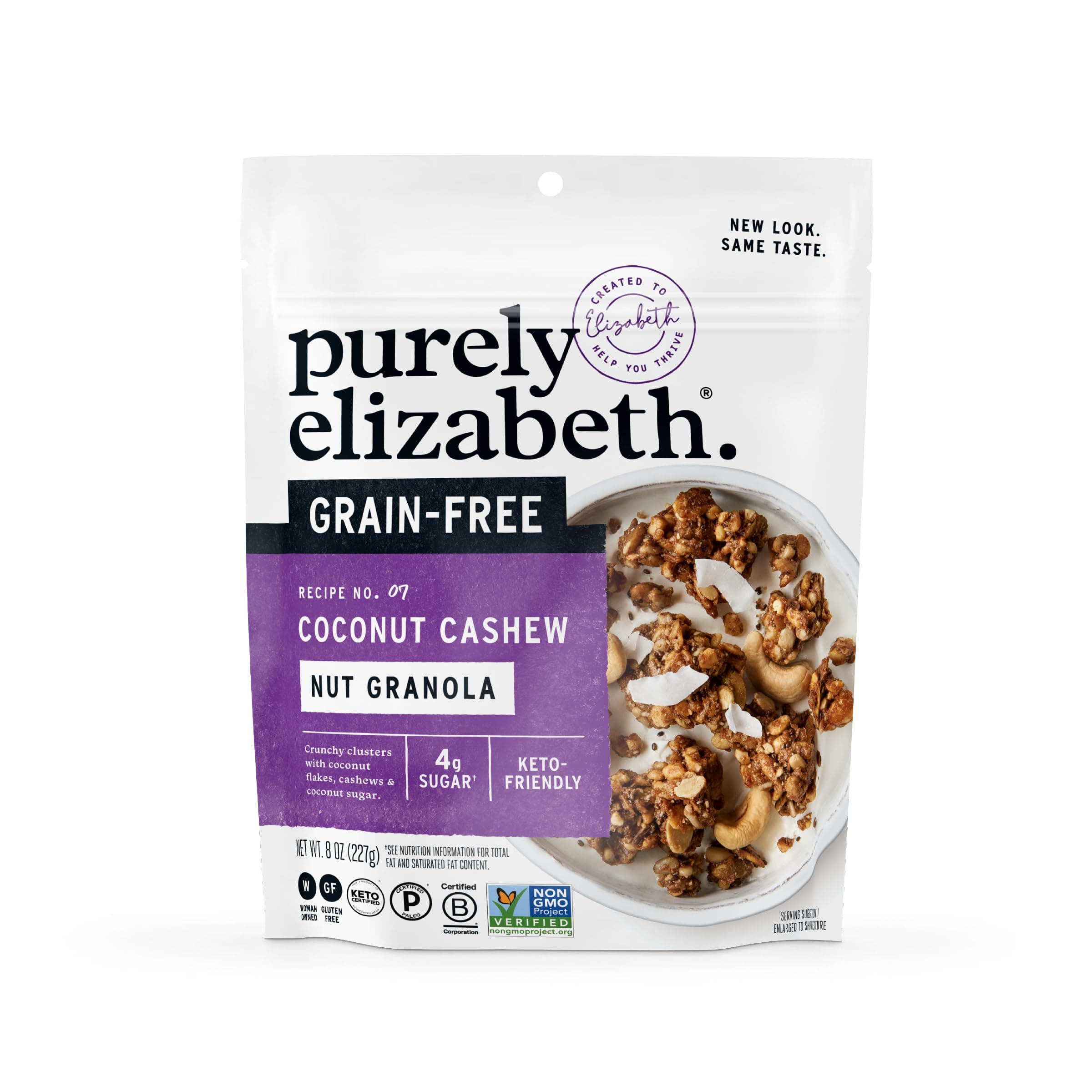 Purely Elizabeth - Grain Free Granola Coconut Cashew 8 Oz. 157913