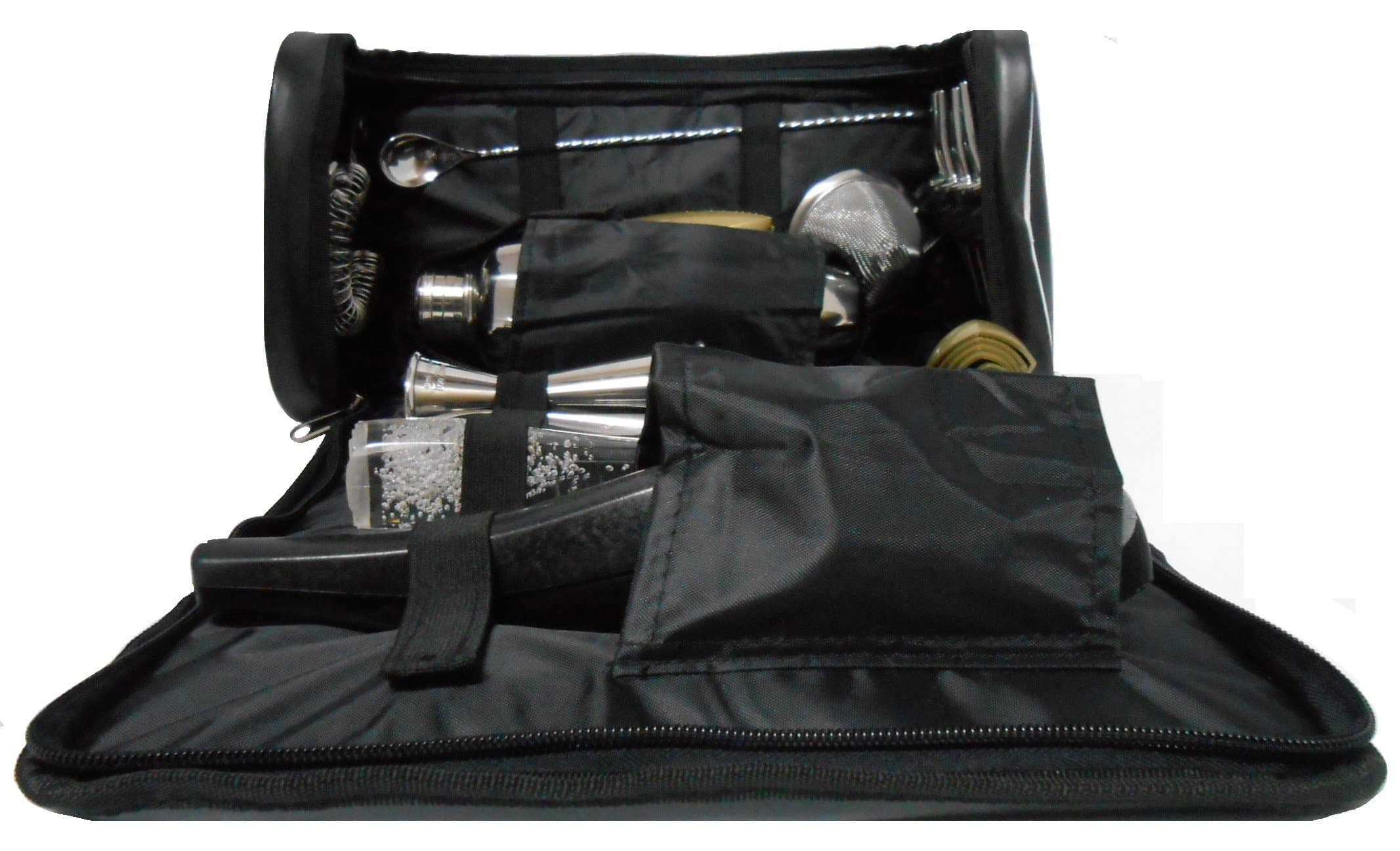 The bars Complete Bartenders Bag Luxury Pack of 15 Made in Italy