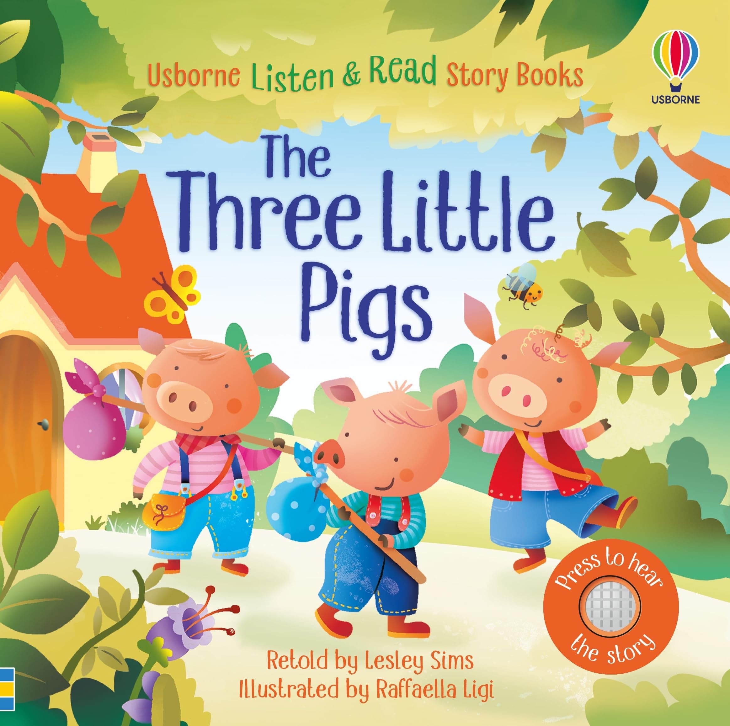 Listen and Read: The Three Little Pigs Hardcover – 28 April 2022