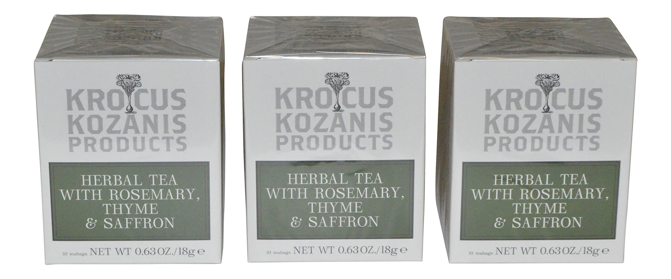 Krocus Kozanis Saffron Teas (Herbal Tea with Rosemary)