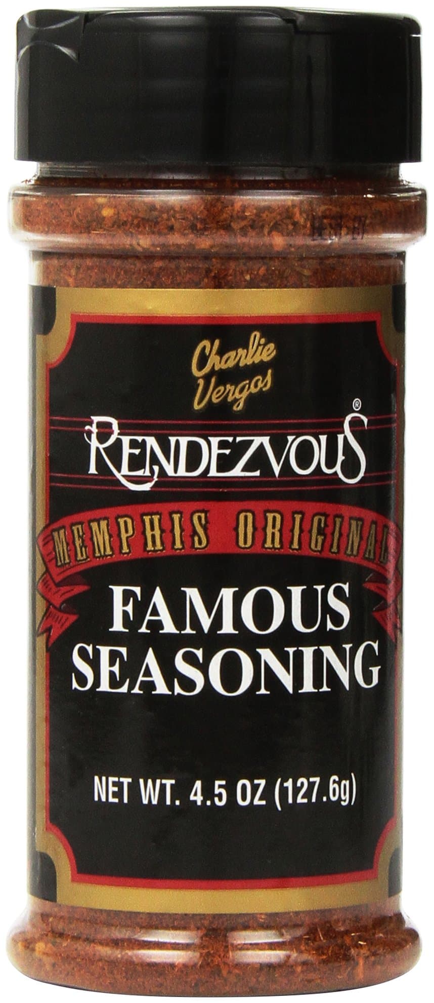 Charlie Vergos Rendezvous Famous Memphis Barbecue Dry Rub Seasoning (4.5 oz)